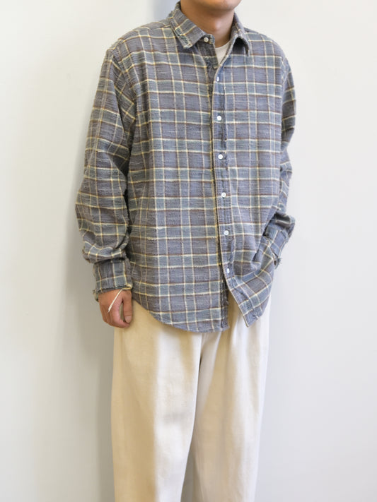 ISSUETHINGS イシューシングス type127 127-c-04 COTTON コットン シャツ ネルシャツ GREEN チェック 26AW 愛知県 名古屋 丸の内 ユニセックス セレクトショップ THIRD PLACE サードプレイス