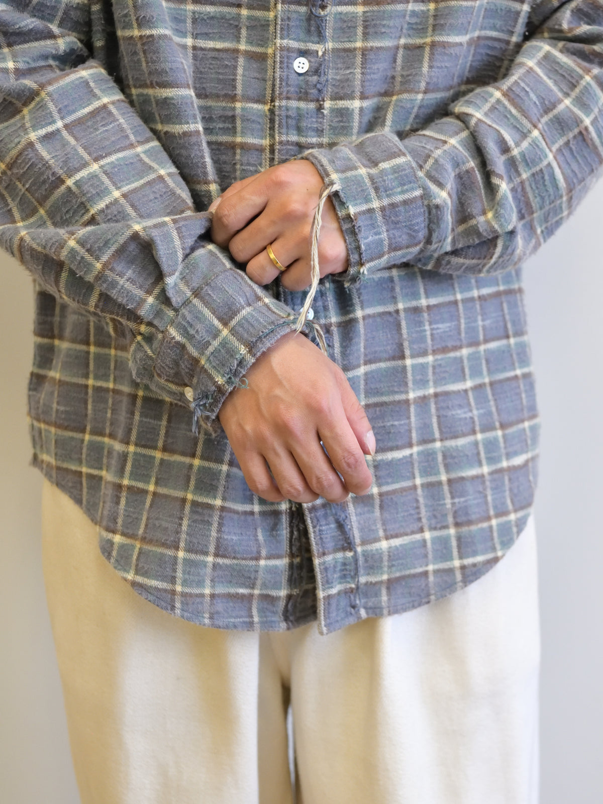 ISSUETHINGS イシューシングス type127 127-c-04 COTTON コットン シャツ ネルシャツ GREEN チェック 26AW 愛知県 名古屋 丸の内 ユニセックス セレクトショップ THIRD PLACE サードプレイス