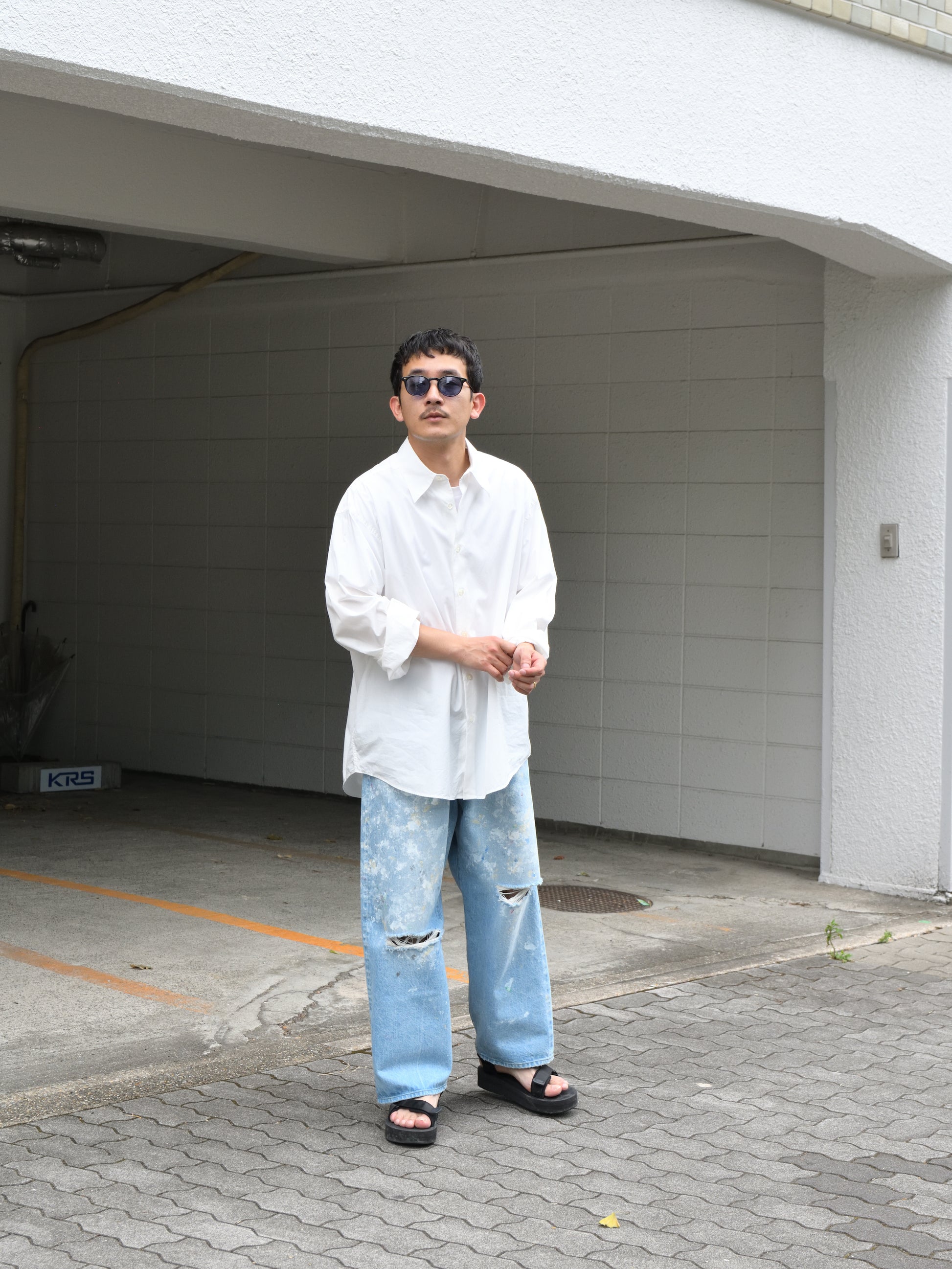 YOKE ヨーク Suvin Gold Cotton Poplin Loose Fit Shirt シャツ 日本取り扱い 名古屋 丸の内 セレクトショップ THIRD PLACE サードプレイス