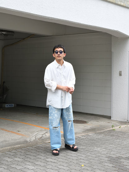 YOKE ヨーク Suvin Gold Cotton Poplin Loose Fit Shirt シャツ 日本取り扱い 名古屋 丸の内 セレクトショップ THIRD PLACE サードプレイス