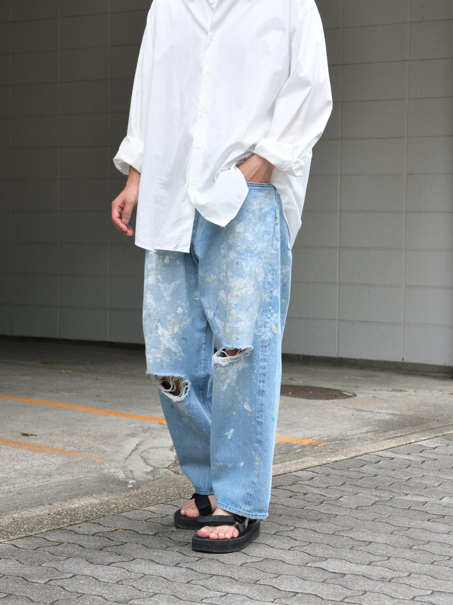 HERILL ヘリル Damaged Denim 26-030-HL-8080-10 ダメージデニム  愛知県 名古屋 丸の内 セレクトショップ THIRD PLACE サードプレイス