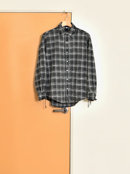 ISSUETHINGS イシューシングス type127 127-c-04 COTTON コットン シャツ ネルシャツ GRAY チェック 26AW 愛知県 名古屋 丸の内 ユニセックス セレクトショップ THIRD PLACE サードプレイス