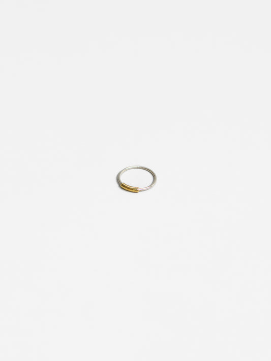Valentine "Bi-color Pipe Ring"
