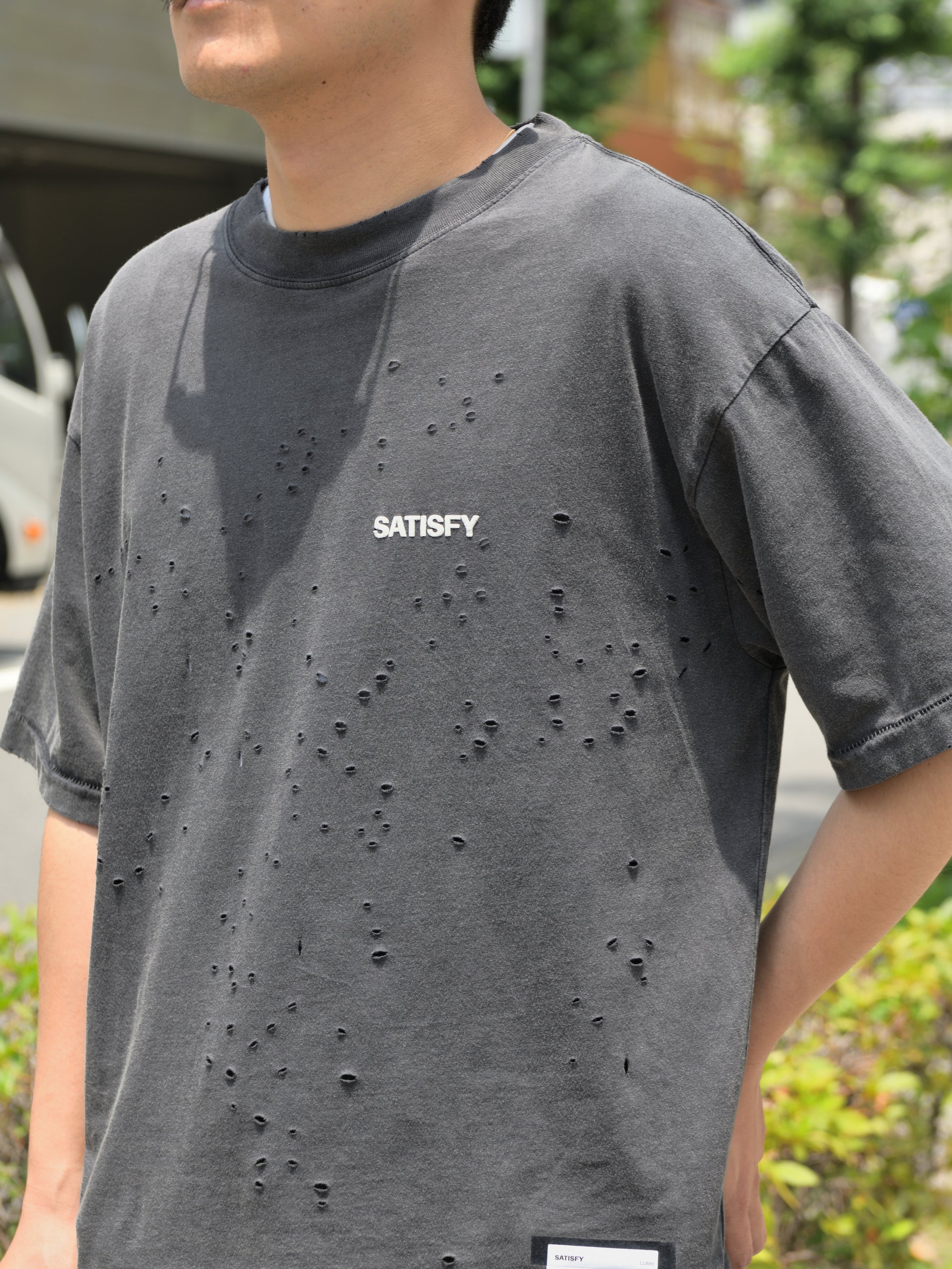 SATISFY サティスファイ MothTech T-shirt 11006-00A02 Tシャツ ランニング イタリア フランス 26ss AGEBLACK ヴィンテージ  ブラック 通販 愛知県 名古屋 丸の内 セレクトショップ THIRD PLACE サードプレイス
