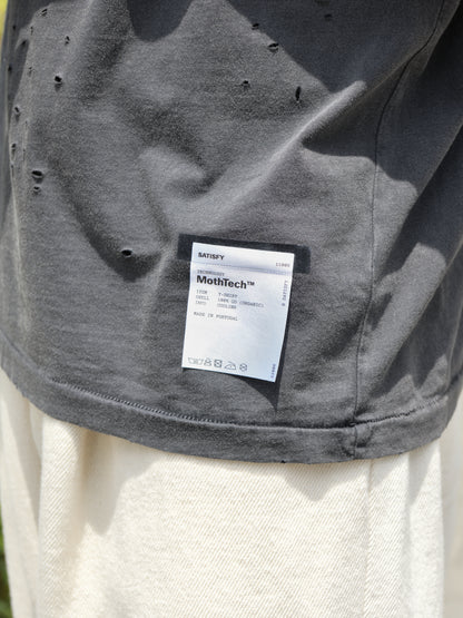 SATISFY サティスファイ MothTech T-shirt 11006-00A02 Tシャツ ランニング イタリア フランス 26ss AGEBLACK ヴィンテージ  ブラック 通販 愛知県 名古屋 丸の内 セレクトショップ THIRD PLACE サードプレイス