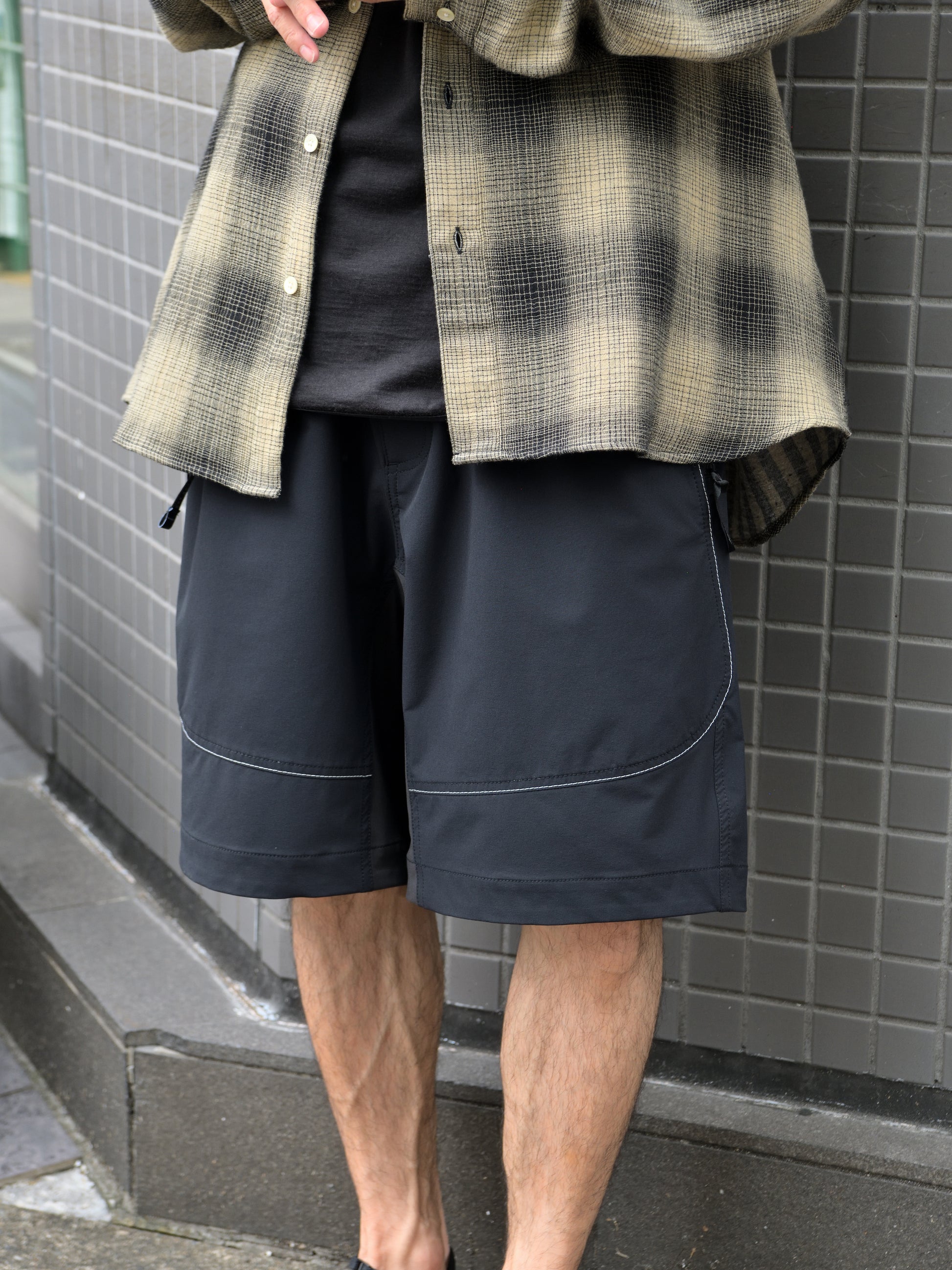 andwander trek short pants 574-6122009 ショーツ ブラック  定番 日本 名古屋 セレクトショップ THIRD PLACE サードプレイス 名古屋 愛知県 東海 セレクトショップ THIRD PLACE サードプレイス
