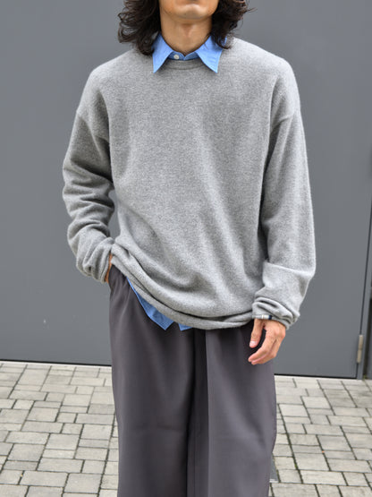 extreme cashmere エクストリームカシミヤ paolo n.493  GOAT ゴート グレー カシミヤ コットン ユニセックス オランダ Ernie Palo アーニーパロ Standard Shirt EP12SH01 シャツ サックス SAX ベーシック ユニセックス 26AW 愛知県 名古屋 丸の内 セレクトショップ THIRD PLACE サードプレイス