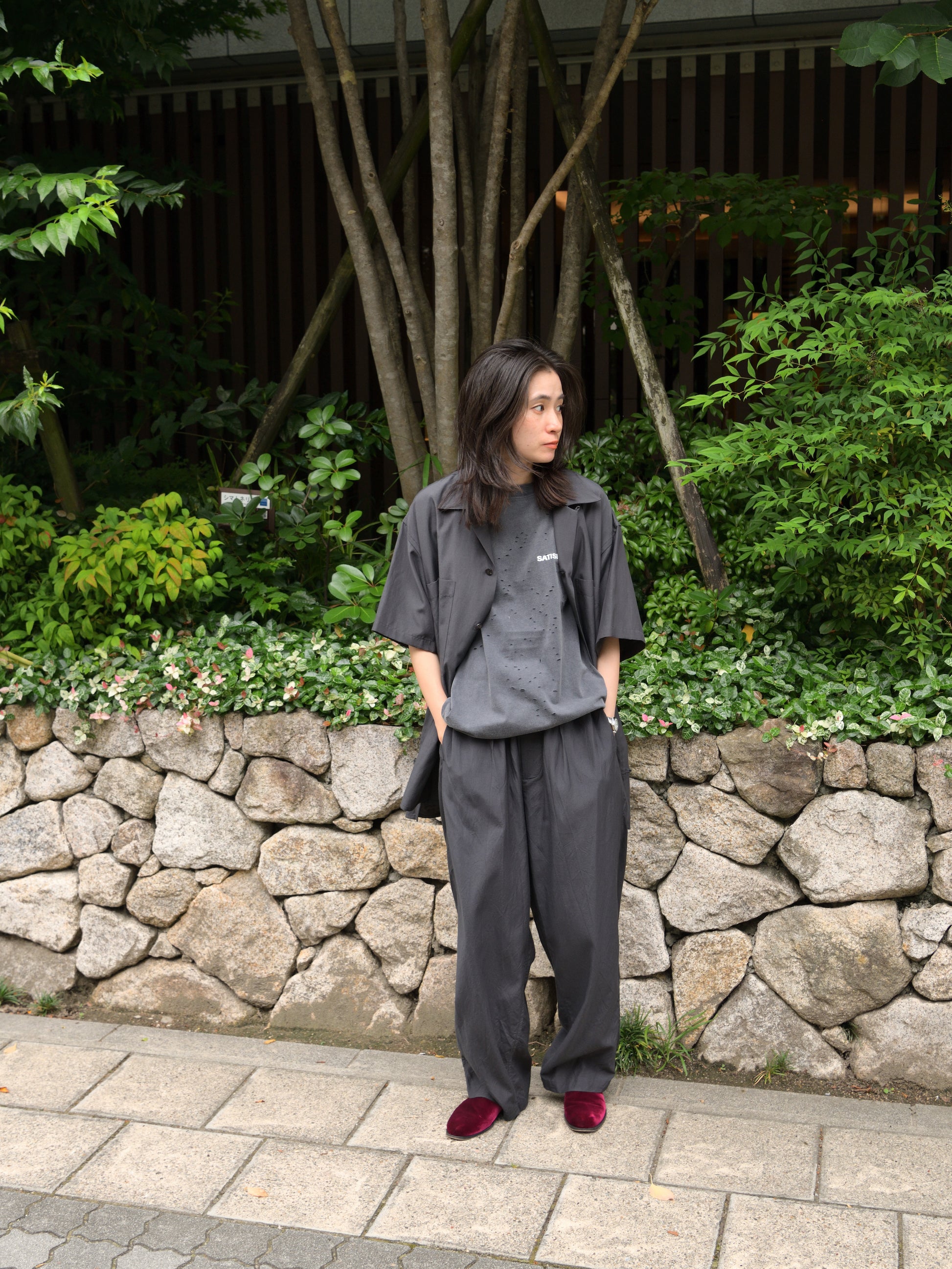 SATISFY サティスファイ MothTech T-shirt 11006-00A02 Tシャツ ランニング イタリア フランス 26ss AGEBLACK ヴィンテージ  ブラック 通販 愛知県 名古屋 丸の内 セレクトショップ THIRD PLACE サードプレイス