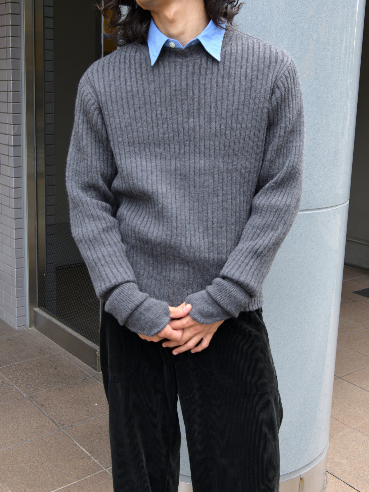 Ernie Palo アーニーパロ Standard Shirt EP12SH01 シャツ サックス SAX ベーシック ユニセックス 26AW 愛知県 名古屋 丸の内 セレクトショップ THIRD PLACE サードプレイス