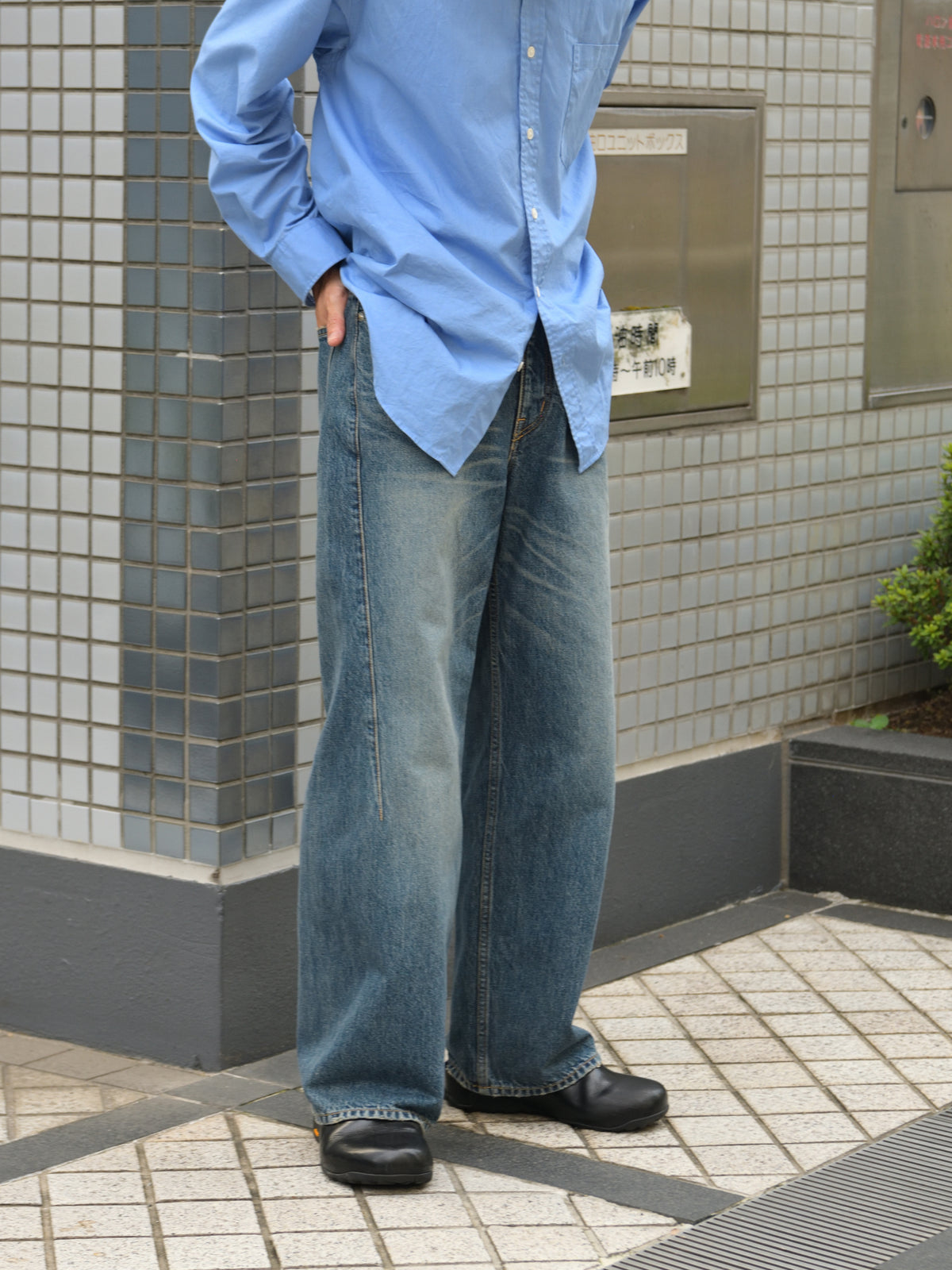 BELPER REGULAR DENIM FADE 2512-1926F フェード インディゴ INDIGO  COTTON コットン レディース 26FW 日本取り扱い 名古屋 丸の内 セレクトショップ THIRD PLACE サードプレイス