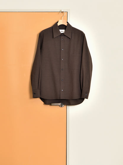 COLBO コルボ Metrics Shirt BROWN CO-AW26-LS009 26AW イタリア ニューヨーク 日本 名古屋 セレクトショップ THIRD PLACE サードプレイス 名古屋 愛知県 東海 セレクトショップ THIRD PLACE サードプレイス