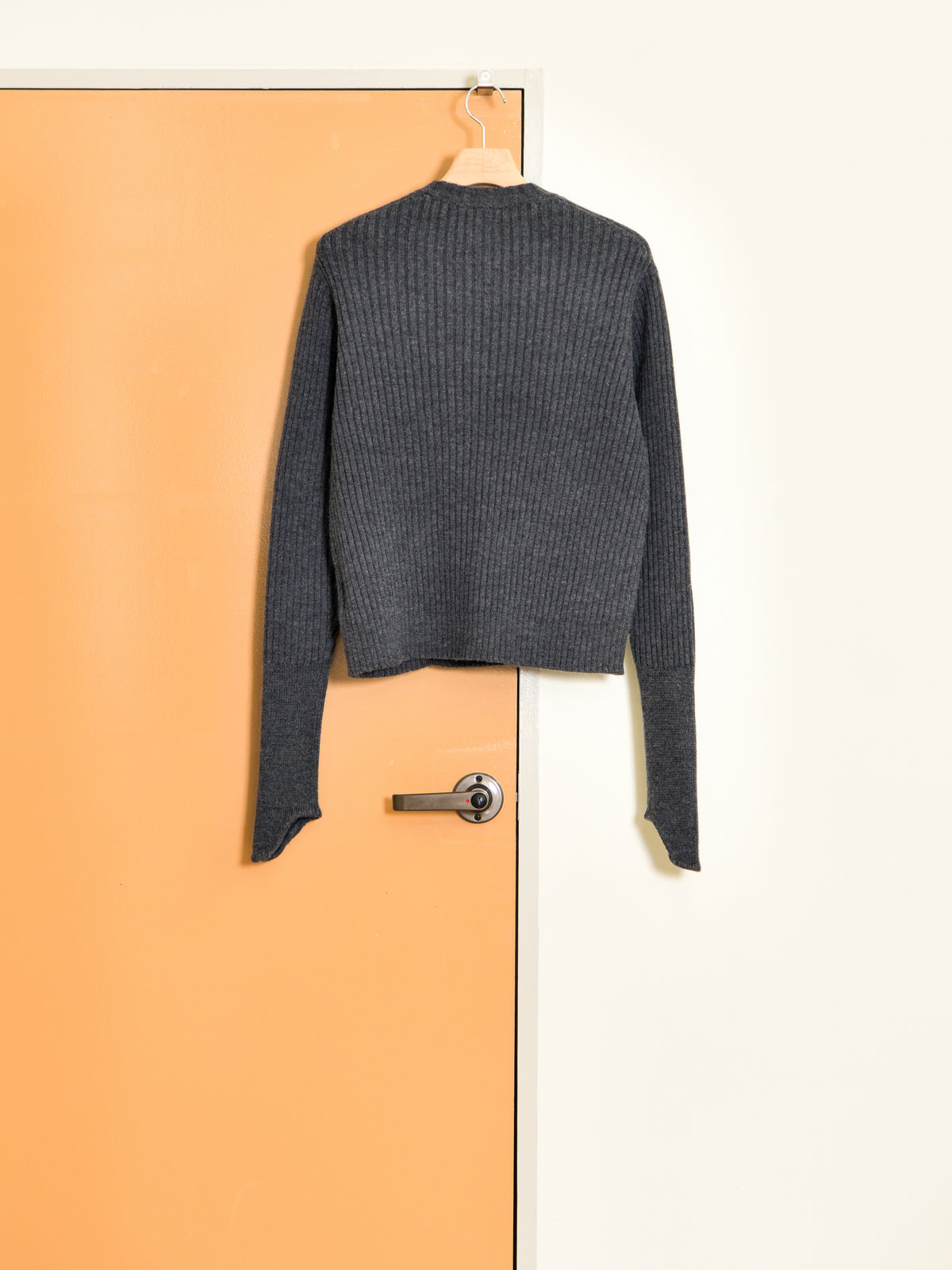 MEIAS メイアス MILITARY KNIT PO CHARCOAL チャコール WEPO-5A08 WOOL ウール ベーシック ユニセックス 26AW 愛知県 名古屋 丸の内 セレクトショップ THIRD PLACE サードプレイス