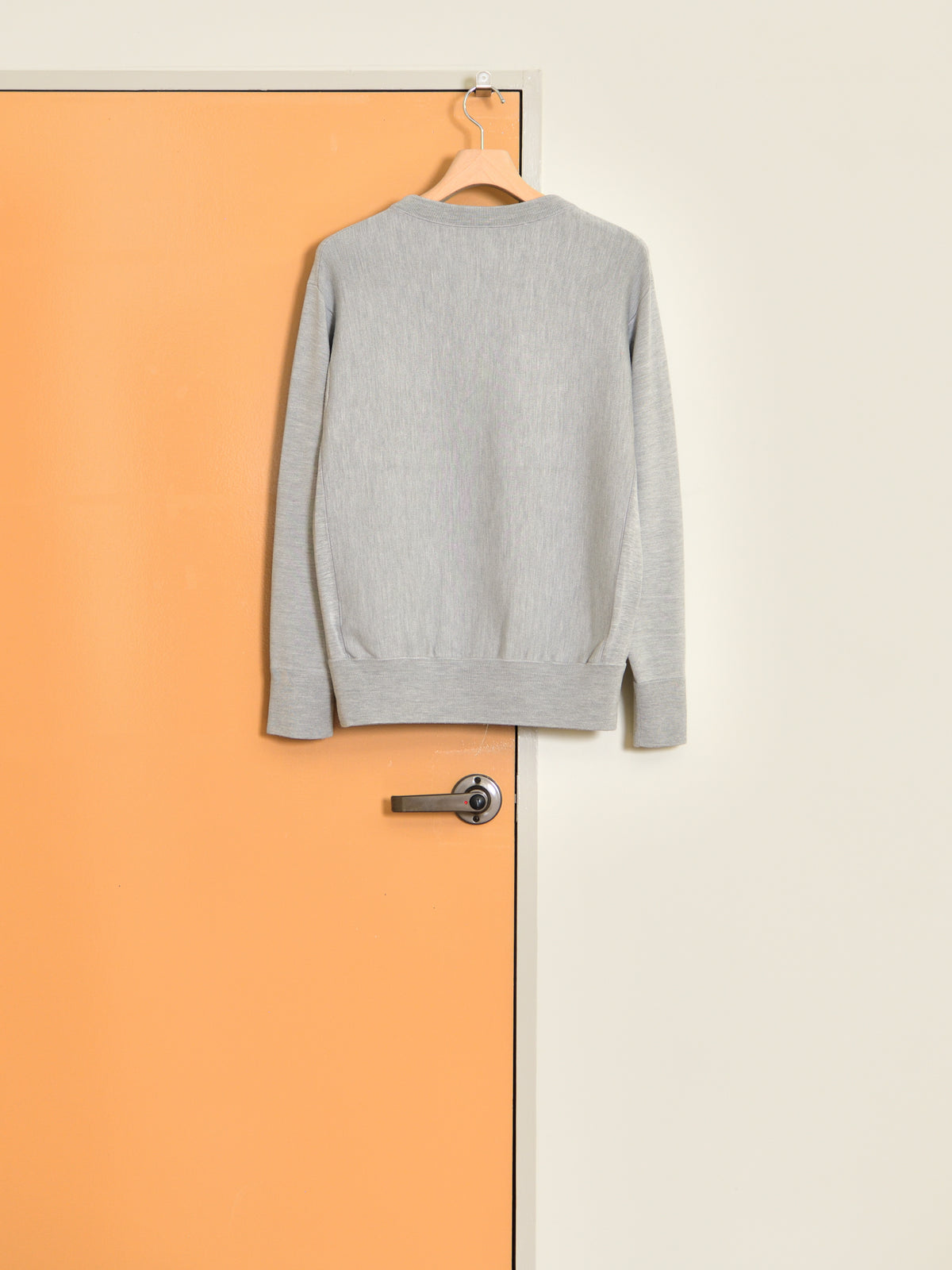 MEIAS メイアス SILK SMOOTH SWEAT PULLOVER T.GRAY グレー シルク ニットスウェット リバースウィーブ クルーネック 26FW 日本取り扱い 名古屋 丸の内 セレクトショップ THIRD PLACE サードプレイス