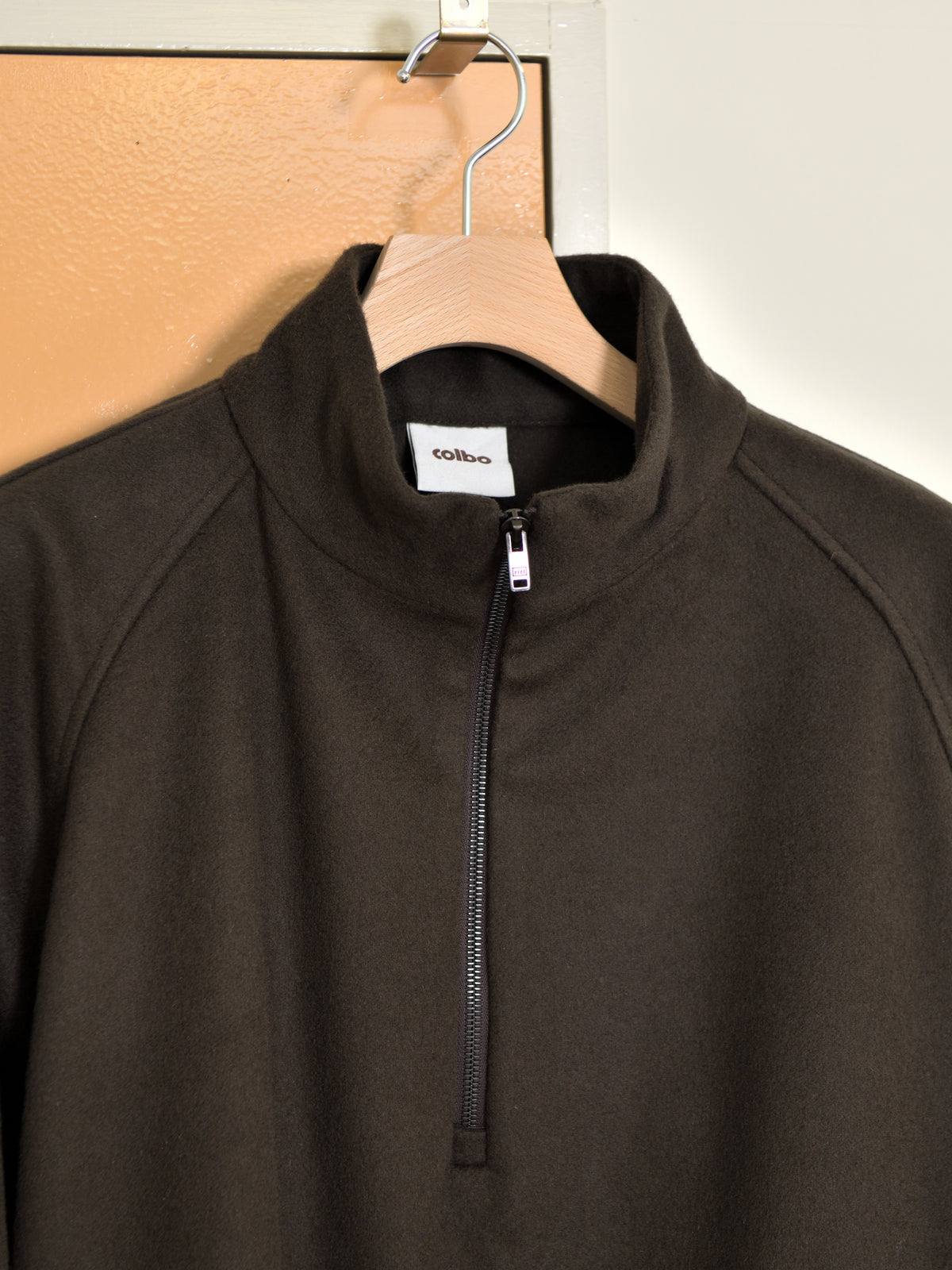 COLBO コルボ Half Zip MILITARY BROWN CO-AW26-LA031H 26AW イタリア ニューヨーク 日本 名古屋 セレクトショップ THIRD PLACE サードプレイス 名古屋 愛知県 東海 セレクトショップ THIRD PLACE サードプレイス