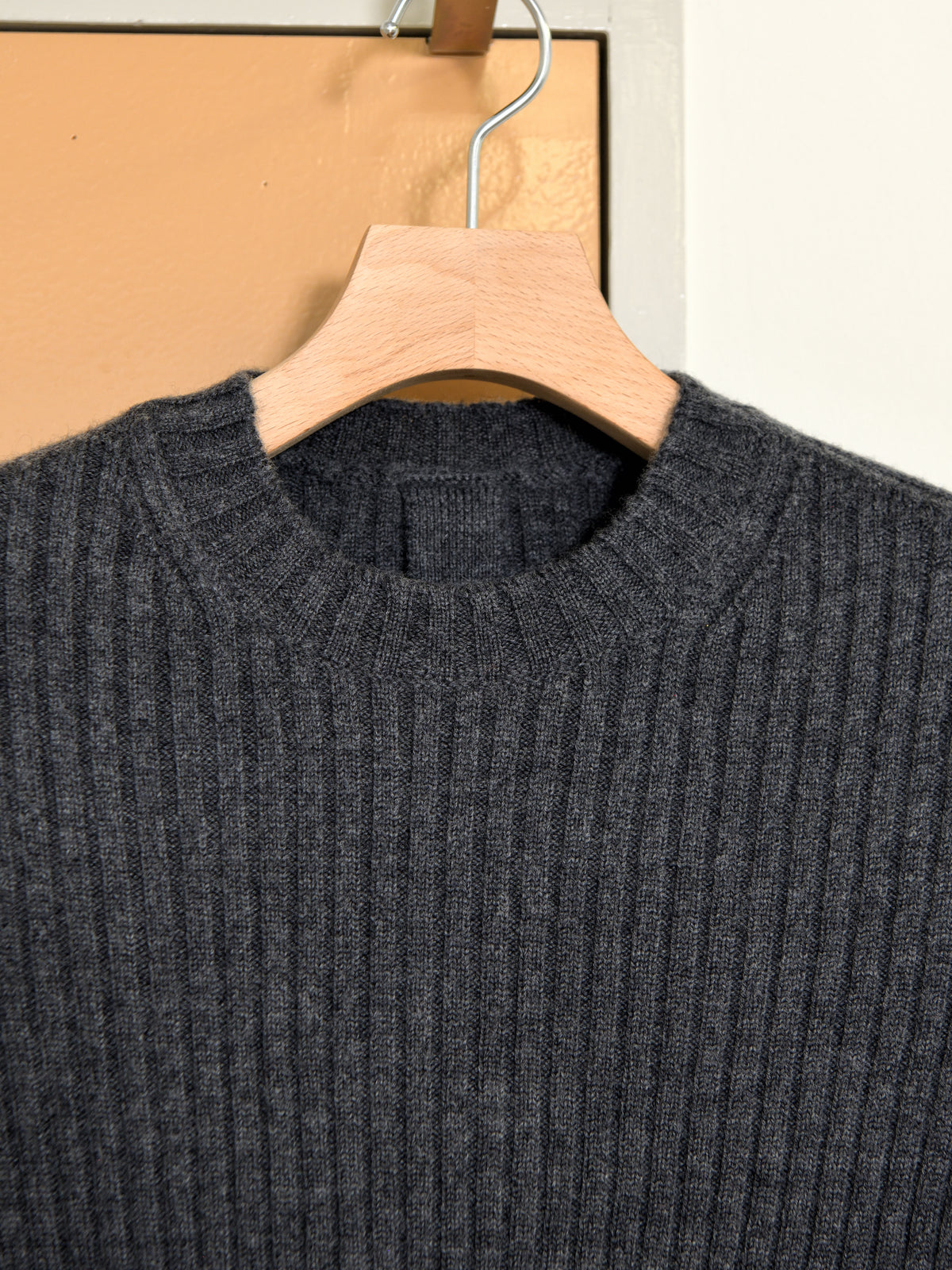 MEIAS メイアス MILITARY KNIT PO CHARCOAL チャコール WEPO-5A08 WOOL ウール ベーシック ユニセックス 26AW 愛知県 名古屋 丸の内 セレクトショップ THIRD PLACE サードプレイス