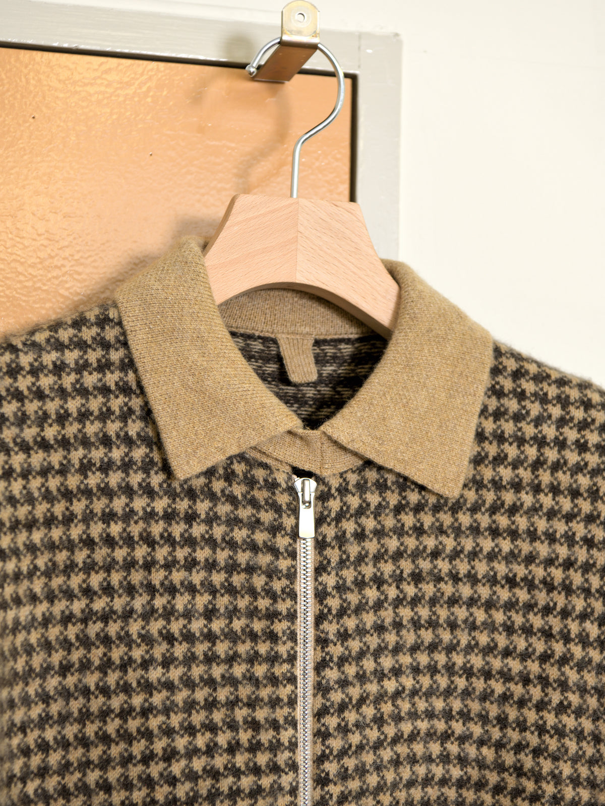 MEIAS メイアス WOOL JQ HARRINGTON KNIT JK BROWN ブラウン WECD-6A17 WOOL ウール ハリントンジャケット ユニセックス 26AW 愛知県 名古屋 丸の内 セレクトショップ THIRD PLACE サードプレイス