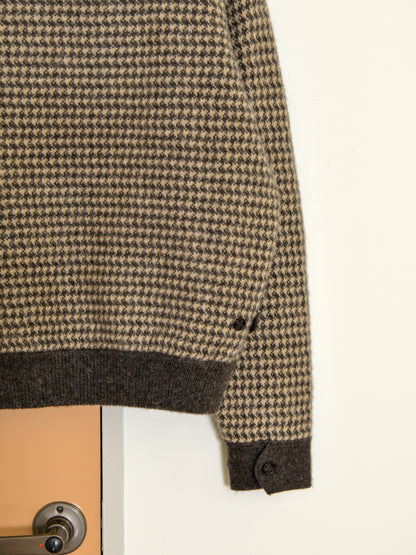 MEIAS メイアス WOOL JQ HARRINGTON KNIT JK BROWN ブラウン WECD-6A17 WOOL ウール ハリントンジャケット ユニセックス 26AW 愛知県 名古屋 丸の内 セレクトショップ THIRD PLACE サードプレイス