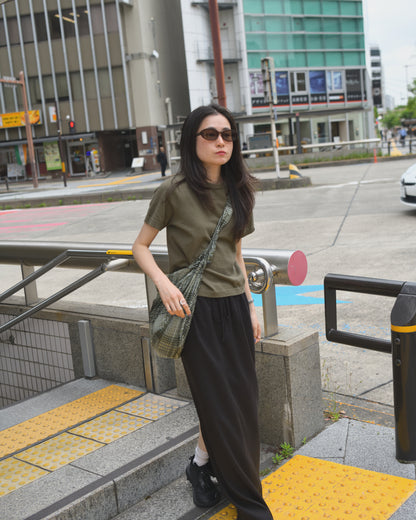 extreme cashmere エクストリームカシミヤ tina n.267 ARMY オリーブ カシミヤ コットン ユニセックス オランダ 26SS 日本取り扱い 名古屋 丸の内 セレクトショップ THIRD PLACE サードプレイス