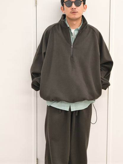 COLBO コルボ Half Zip MILITARY BROWN CO-AW26-LA031H 26AW イタリア ニューヨーク 日本 名古屋 セレクトショップ THIRD PLACE サードプレイス 名古屋 愛知県 東海 セレクトショップ THIRD PLACE サードプレイス