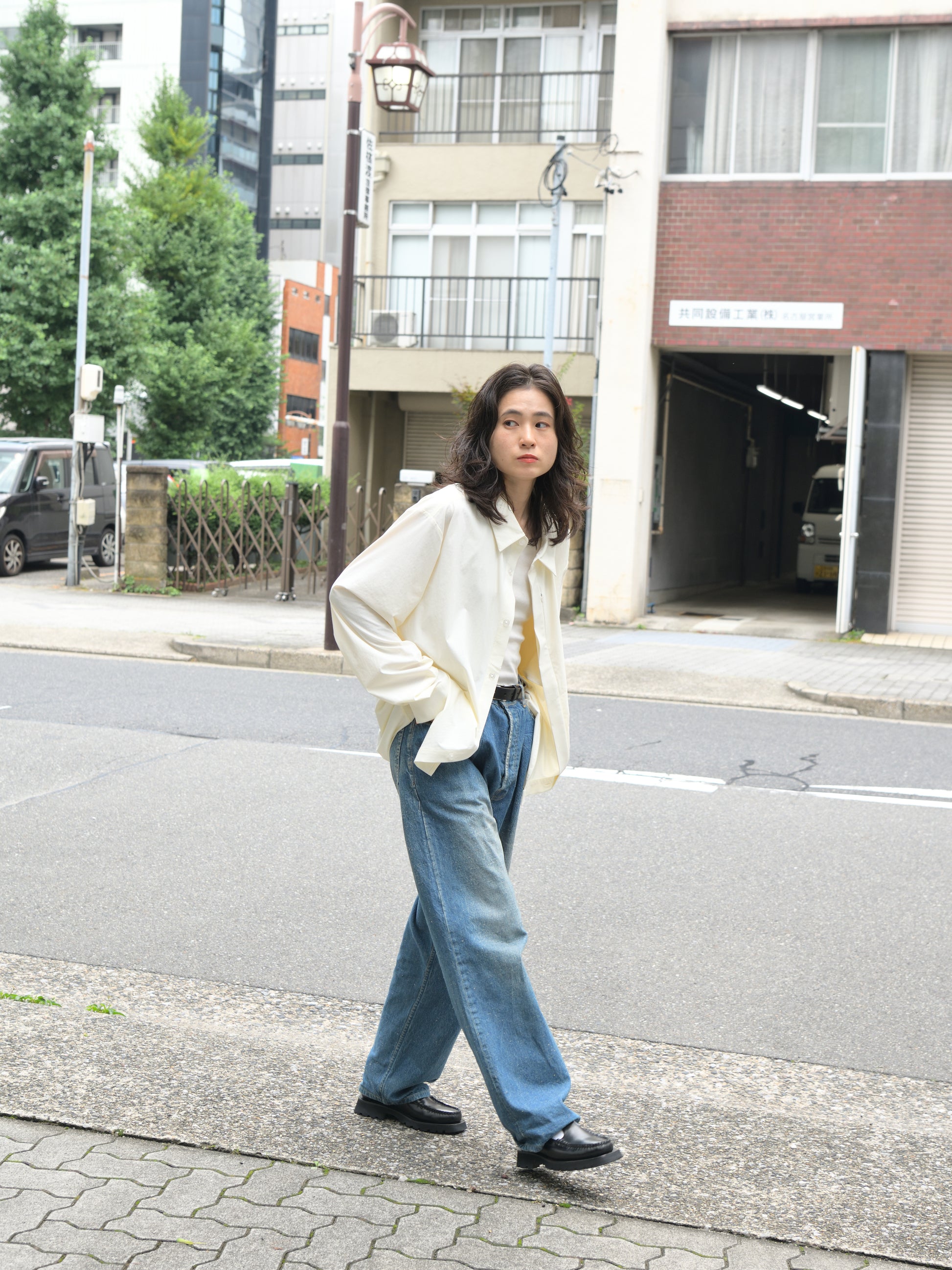 HIKING PATROL ハイキングパトロール SS26108 ALIGN BUTTON UP SHIRT オフホワイト offwhite ナイロンジャケット 北欧 ノルウェー アウトドア 都会 26SS 愛知県 名古屋 丸の内 セレクトショップ THIRD PLACE サードプレイス