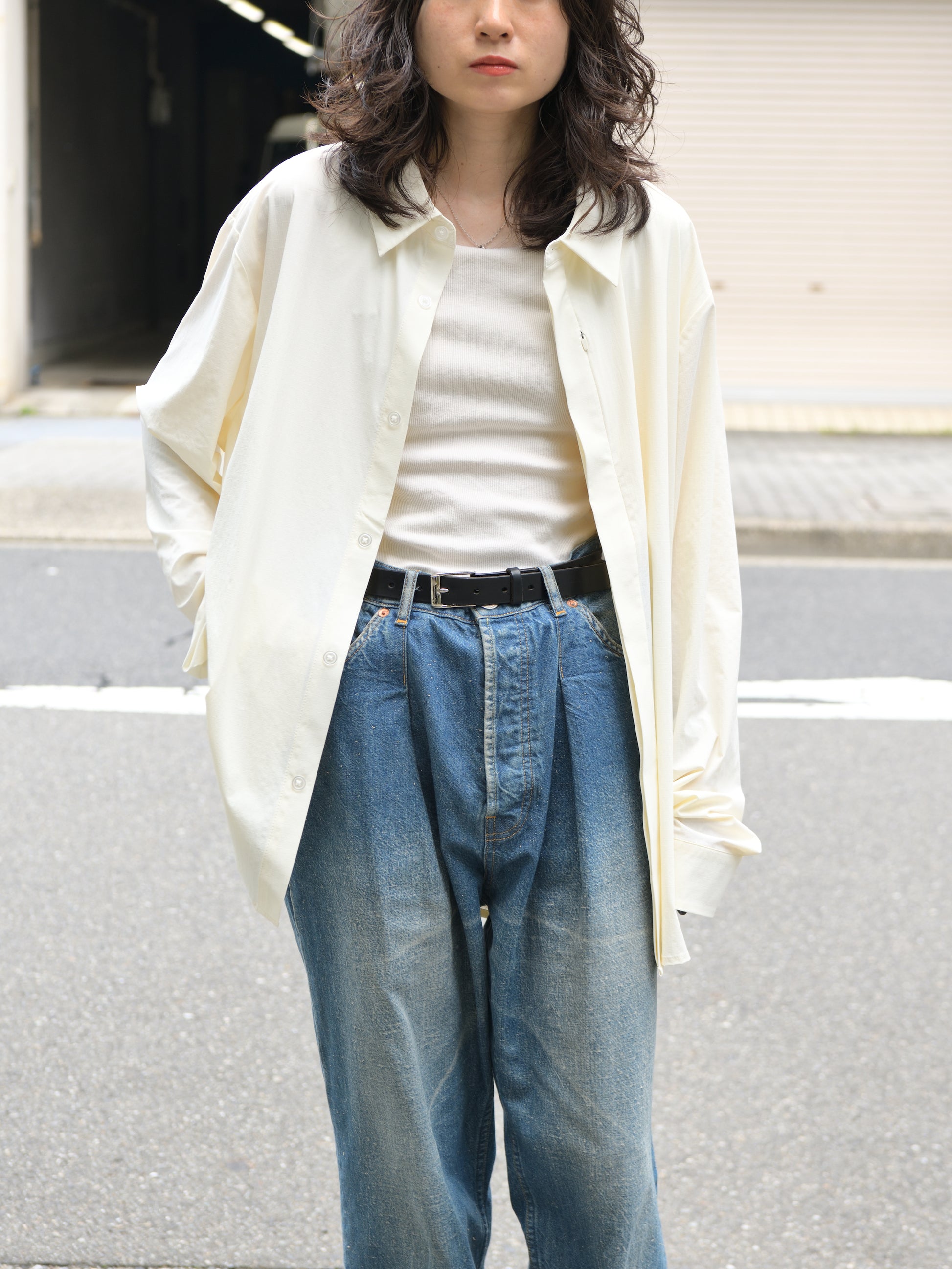 HIKING PATROL ハイキングパトロール SS26108 ALIGN BUTTON UP SHIRT オフホワイト offwhite ナイロンジャケット 北欧 ノルウェー アウトドア 都会 26SS 愛知県 名古屋 丸の内 セレクトショップ THIRD PLACE サードプレイス