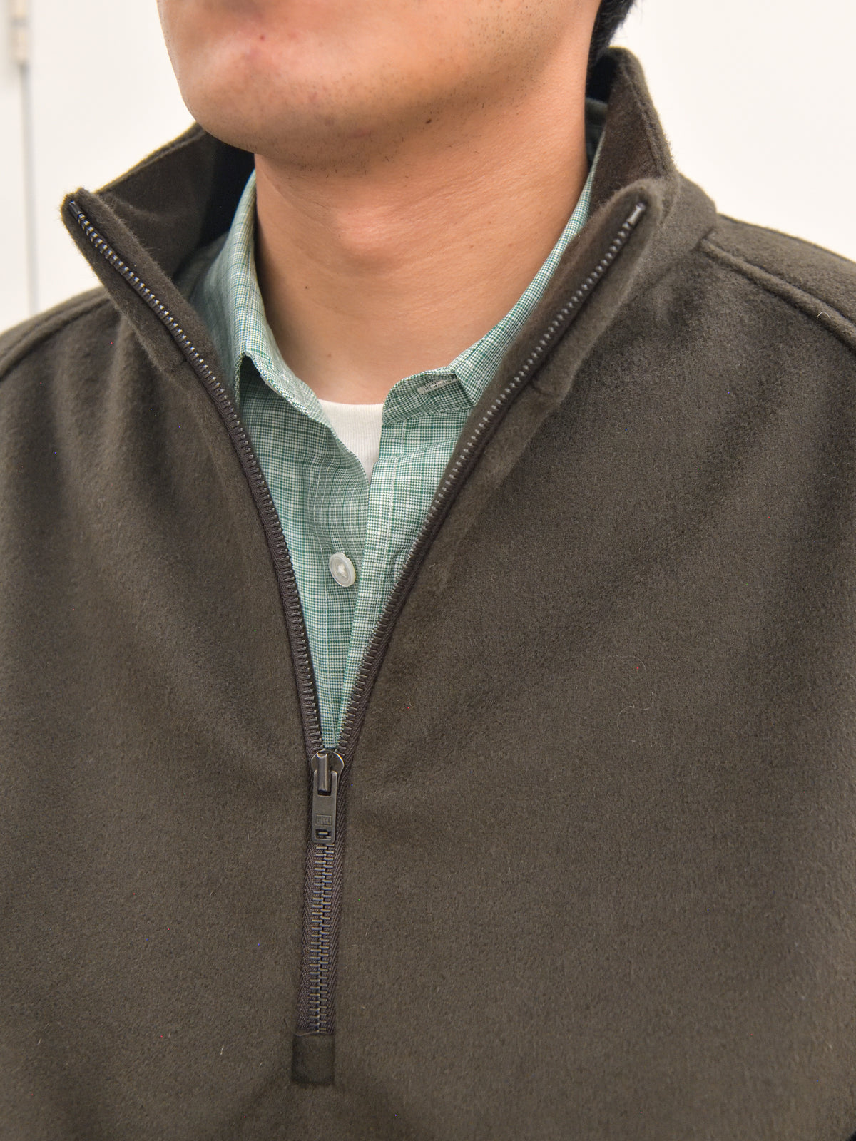 COLBO コルボ Half Zip MILITARY BROWN CO-AW26-LA031H 26AW イタリア ニューヨーク 日本 名古屋 セレクトショップ THIRD PLACE サードプレイス 名古屋 愛知県 東海 セレクトショップ THIRD PLACE サードプレイス
