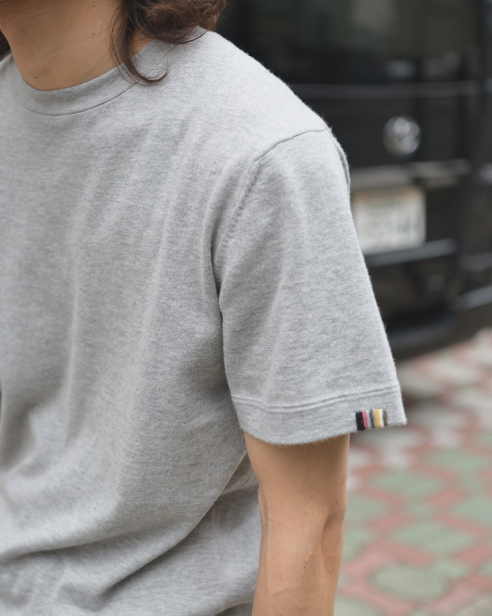 extreme cashmere エクストリームカシミヤ cuba n.268 GREY グレー カシミヤ コットン ユニセックス オランダ 26SS 日本取り扱い 名古屋 丸の内 セレクトショップ THIRD PLACE サードプレイス