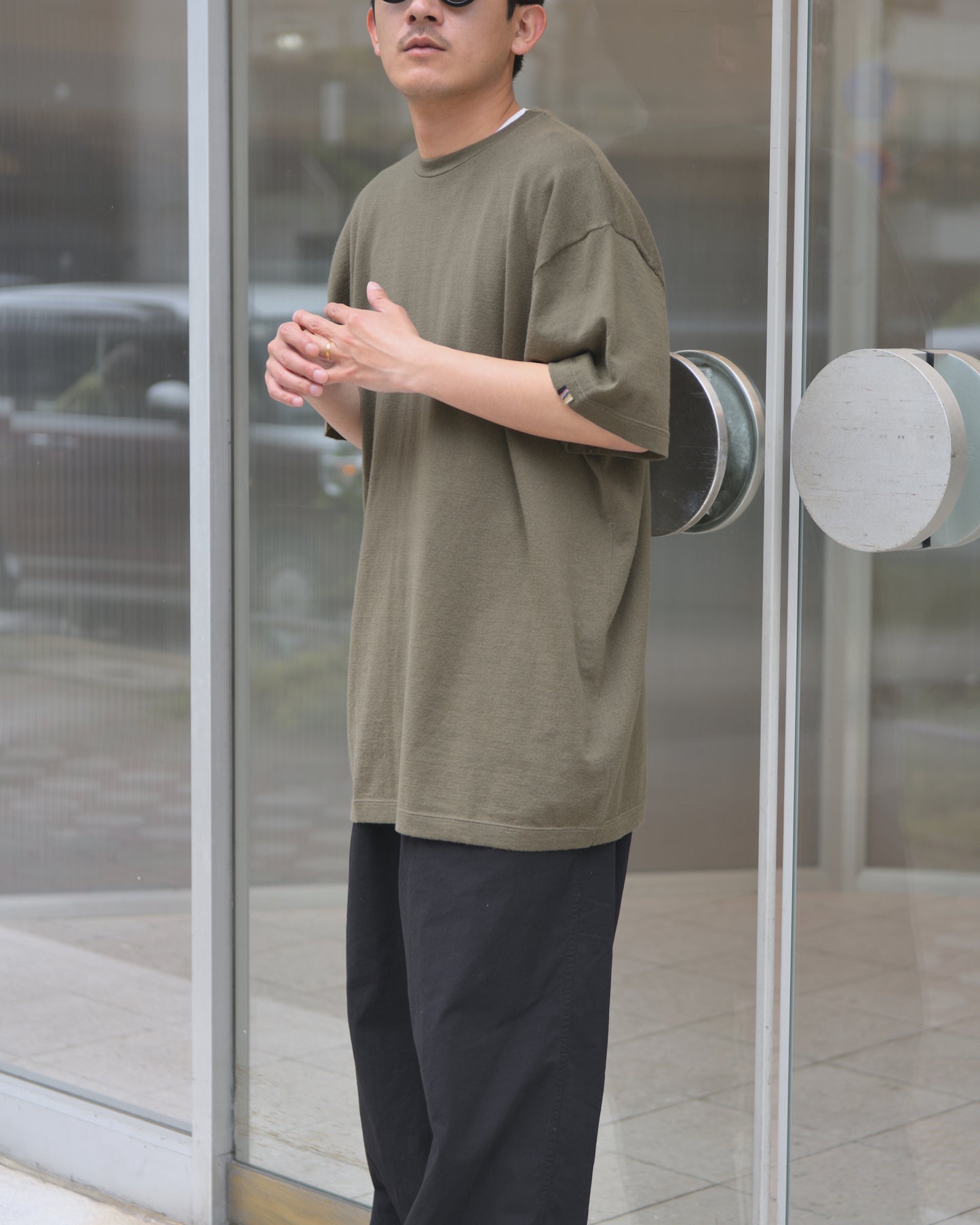extreme cashmere エクストリームカシミヤ rik n.269 ARMY オリーブ カシミヤ コットン ユニセックス オランダ 26SS 日本取り扱い 名古屋 丸の内 セレクトショップ THIRD PLACE サードプレイス