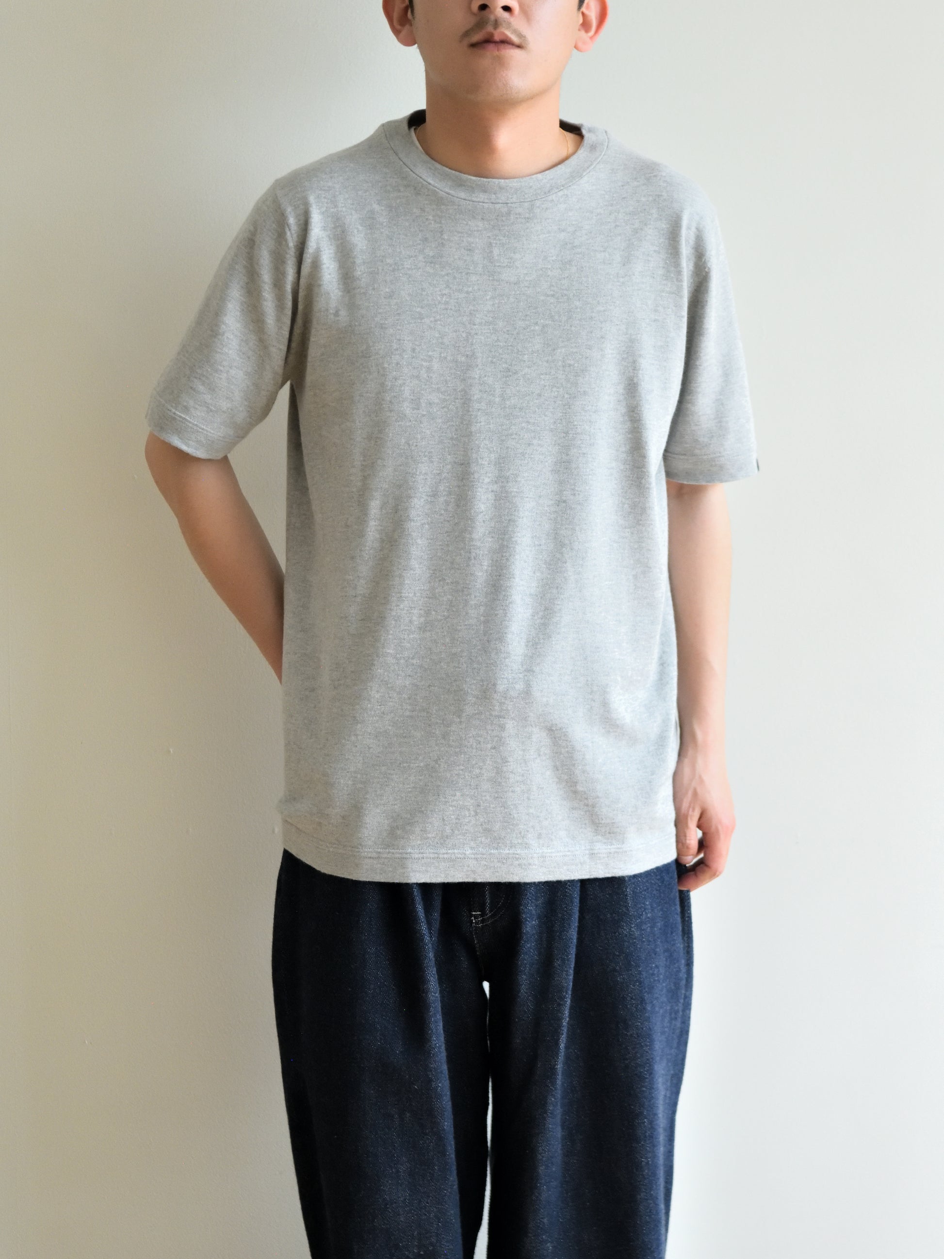 extreme cashmere エクストリームカシミヤ james n.394 GREY グレー カシミヤ コットン ユニセックス オランダ 26SS 日本取り扱い 名古屋 丸の内 セレクトショップ THIRD PLACE サードプレイス