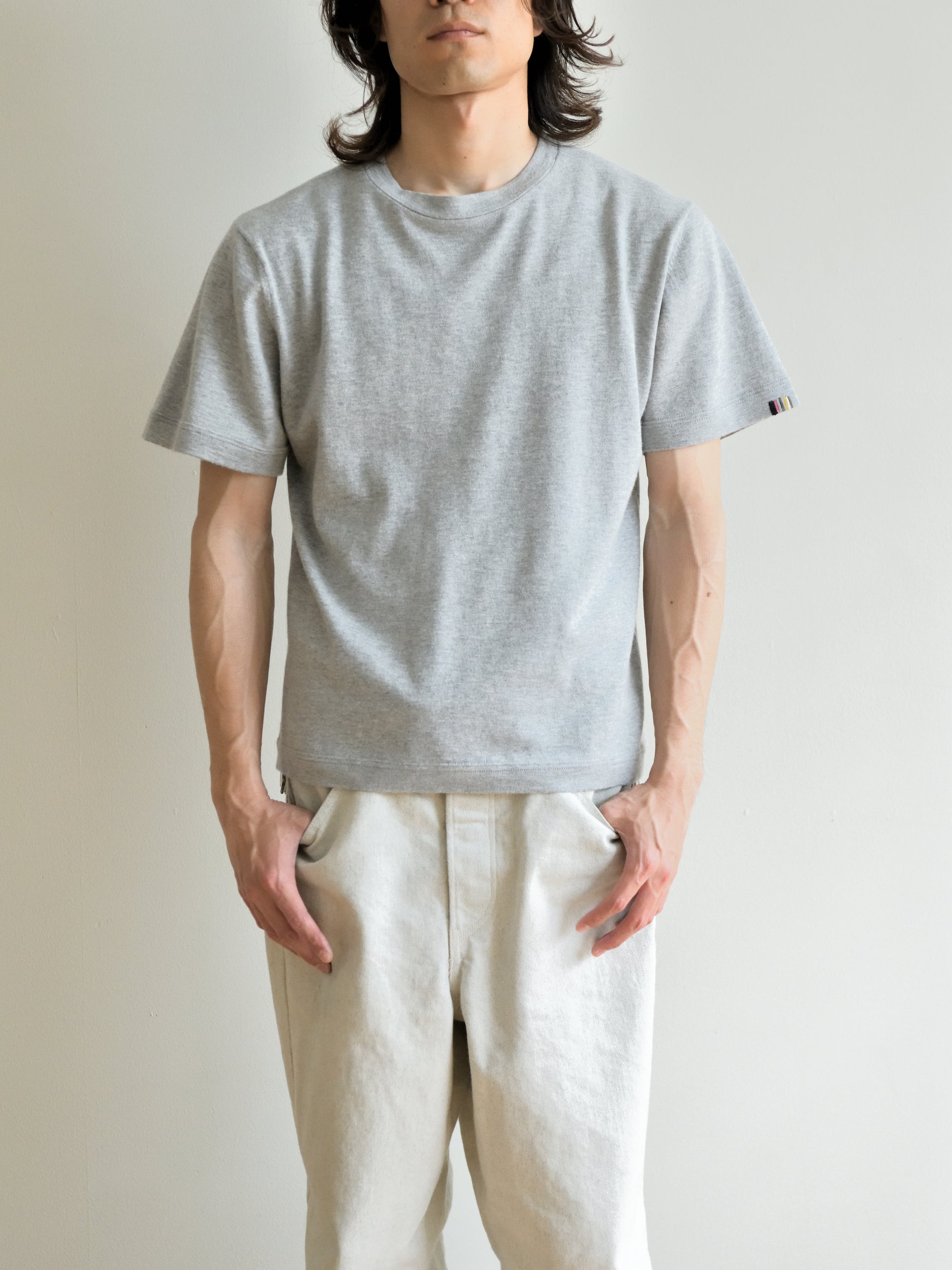extreme cashmere エクストリームカシミヤ cuba n.268 GREY グレー カシミヤ コットン ユニセックス オランダ 26SS 日本取り扱い 名古屋 丸の内 セレクトショップ THIRD PLACE サードプレイス