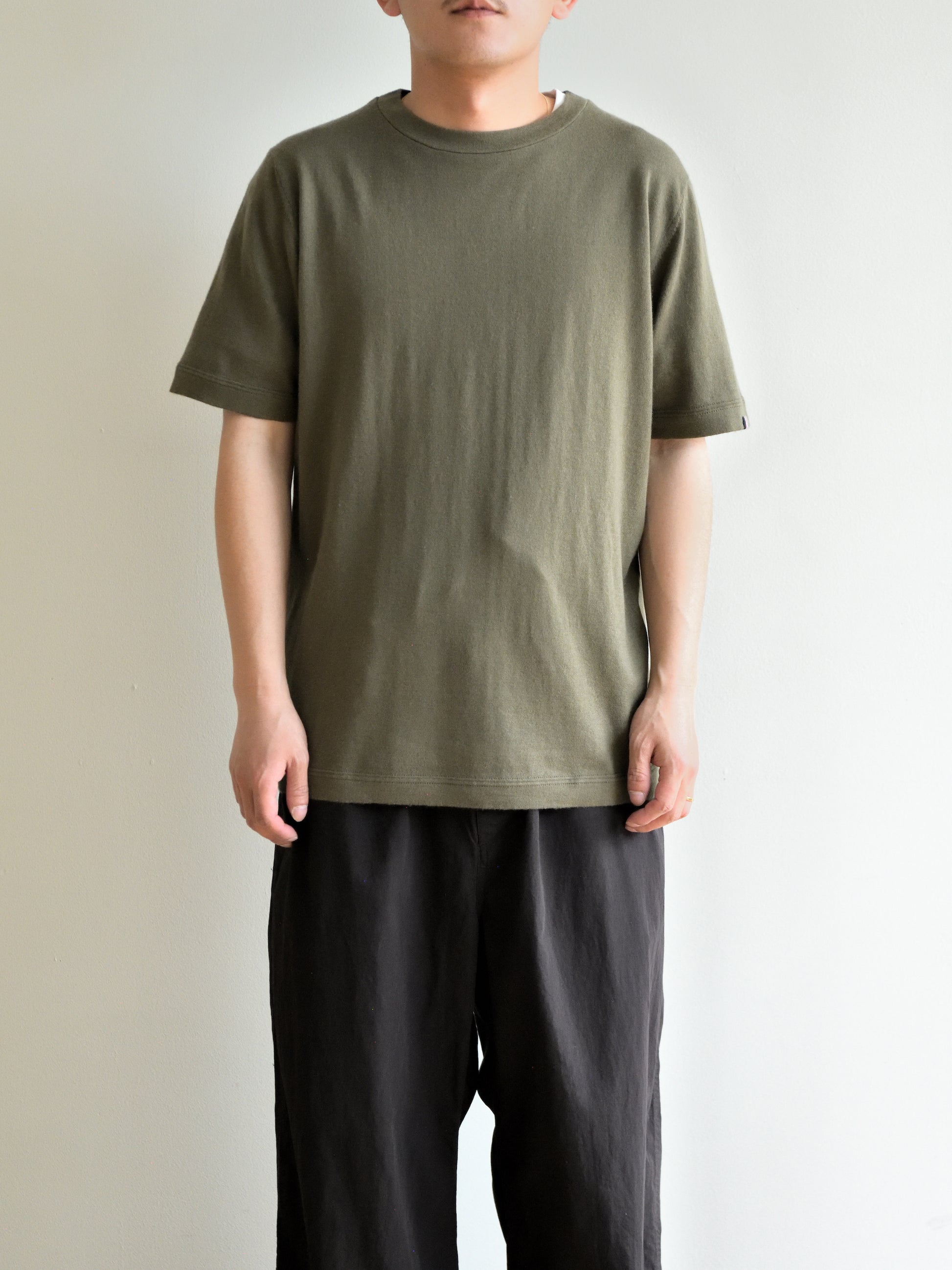 extreme cashmere エクストリームカシミヤ james n.394 ARMY オリーブ カシミヤ コットン ユニセックス オランダ 26SS 日本取り扱い 名古屋 丸の内 セレクトショップ THIRD PLACE サードプレイス