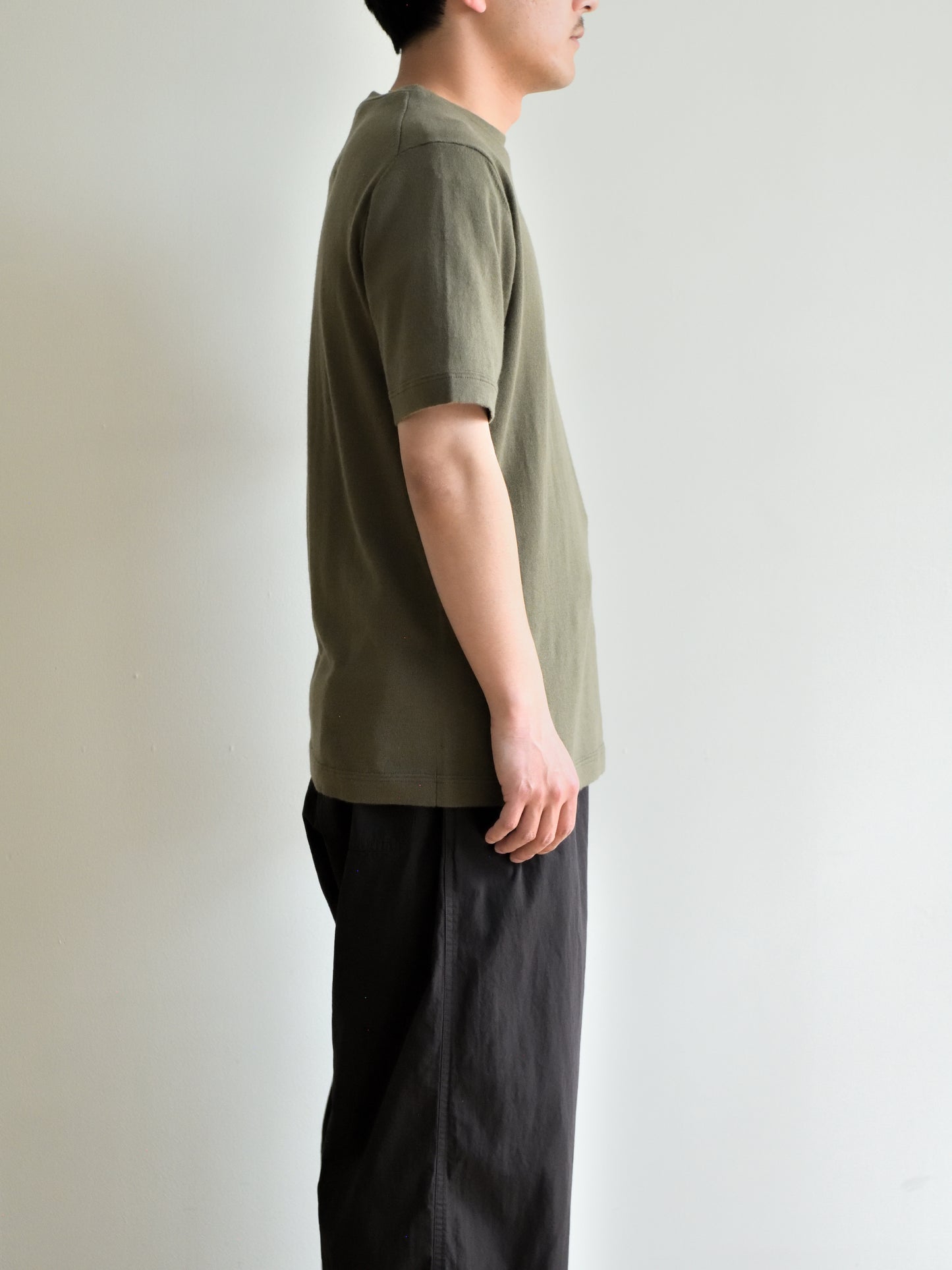 extreme cashmere エクストリームカシミヤ james n.394 ARMY オリーブ カシミヤ コットン ユニセックス オランダ 26SS 日本取り扱い 名古屋 丸の内 セレクトショップ THIRD PLACE サードプレイス