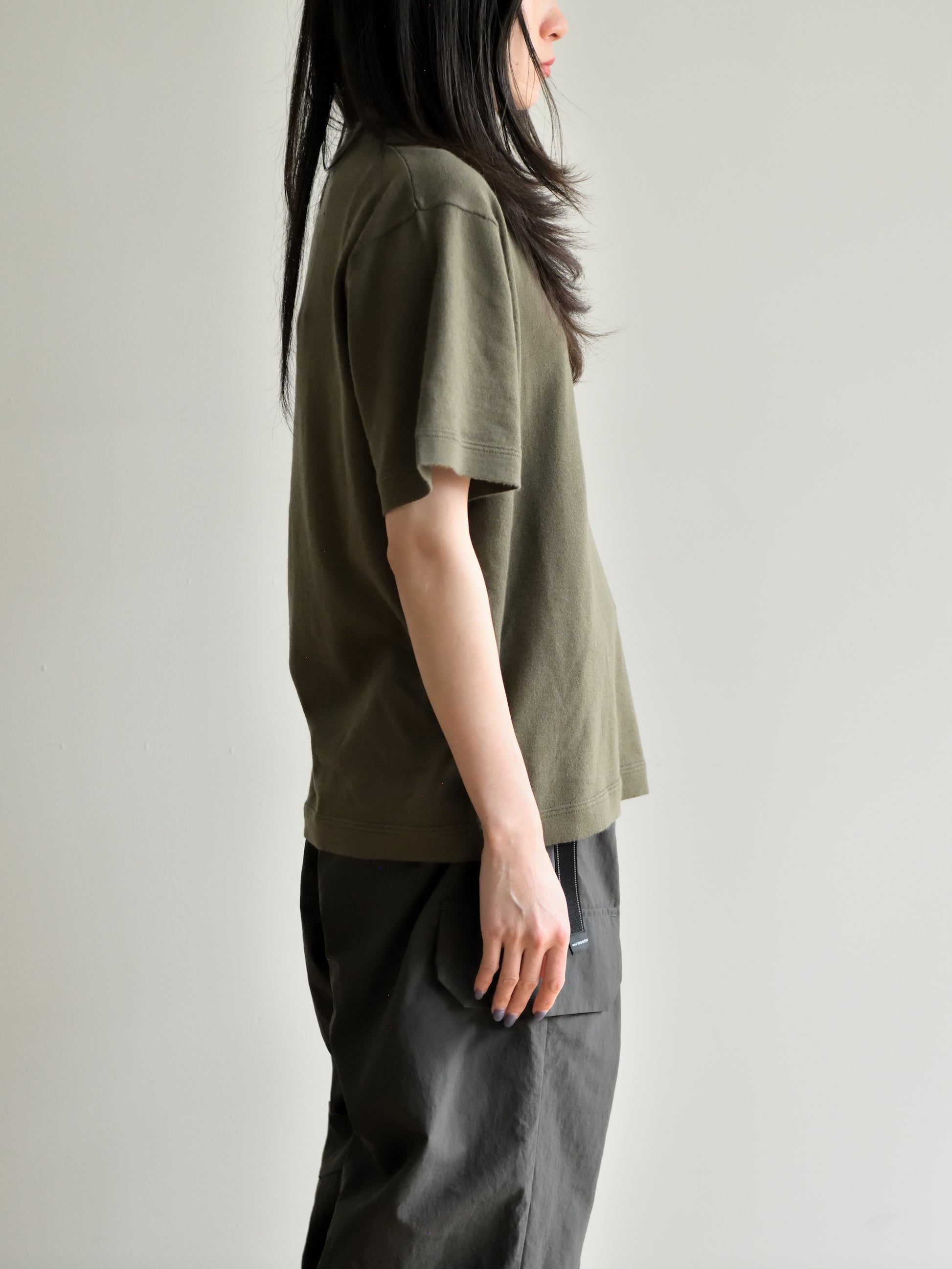 extreme cashmere エクストリームカシミヤ cuba n.268 ARMY アーミー オリーブ カシミヤ コットン ユニセックス オランダ 26SS 日本取り扱い 名古屋 丸の内 セレクトショップ THIRD PLACE サードプレイス