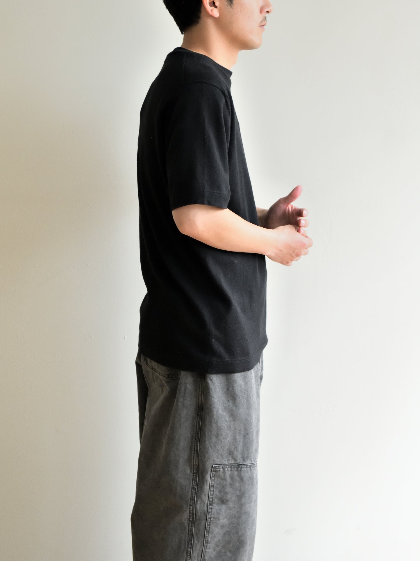 extreme cashmere エクストリームカシミヤ james n.394 RAVEN ブラック カシミヤ コットン ユニセックス オランダ 26SS 日本取り扱い 名古屋 丸の内 セレクトショップ THIRD PLACE サードプレイス