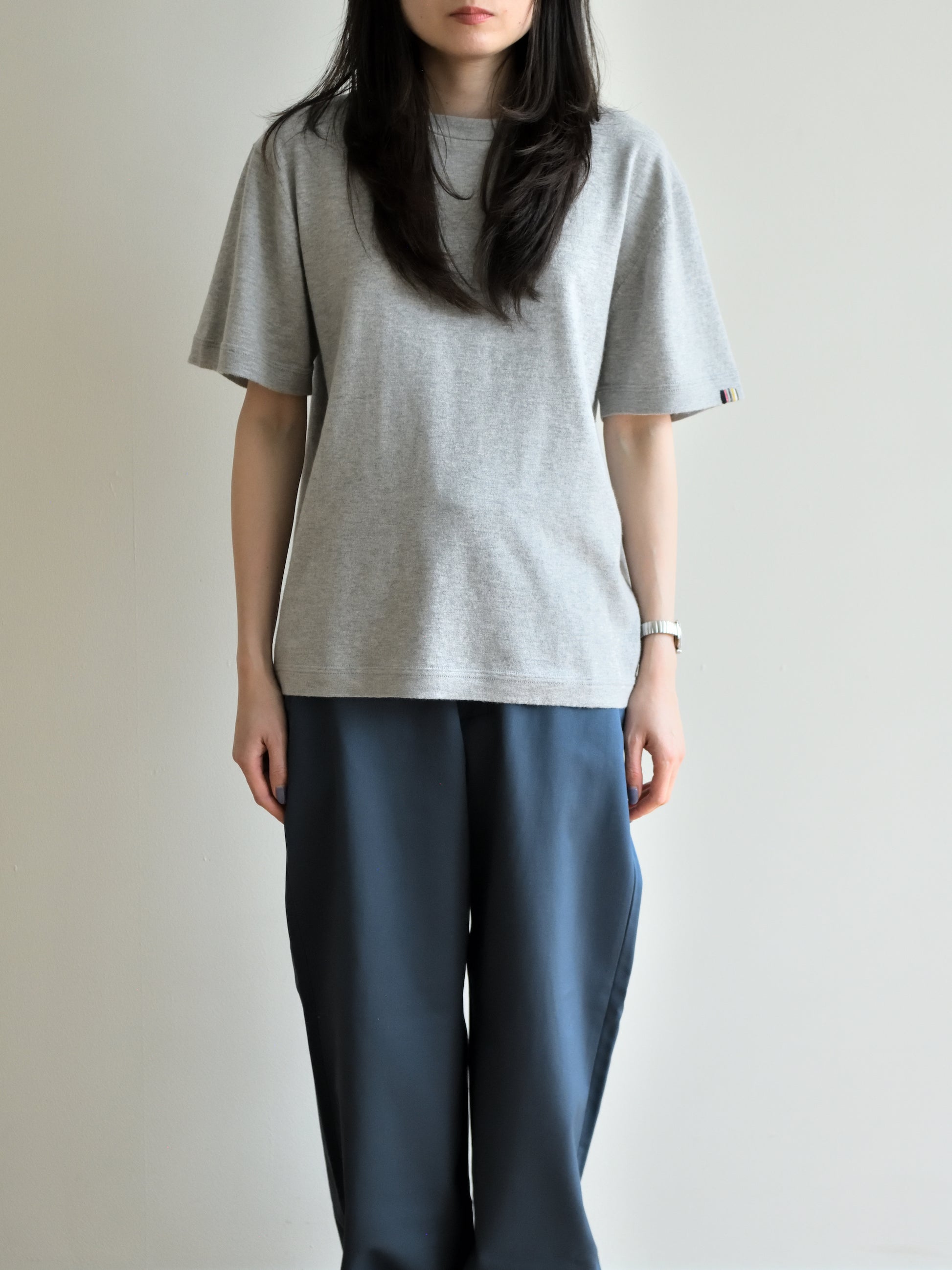 extreme cashmere エクストリームカシミヤ cuba n.268 GREY グレー カシミヤ コットン ユニセックス オランダ 26SS 日本取り扱い 名古屋 丸の内 セレクトショップ THIRD PLACE サードプレイス