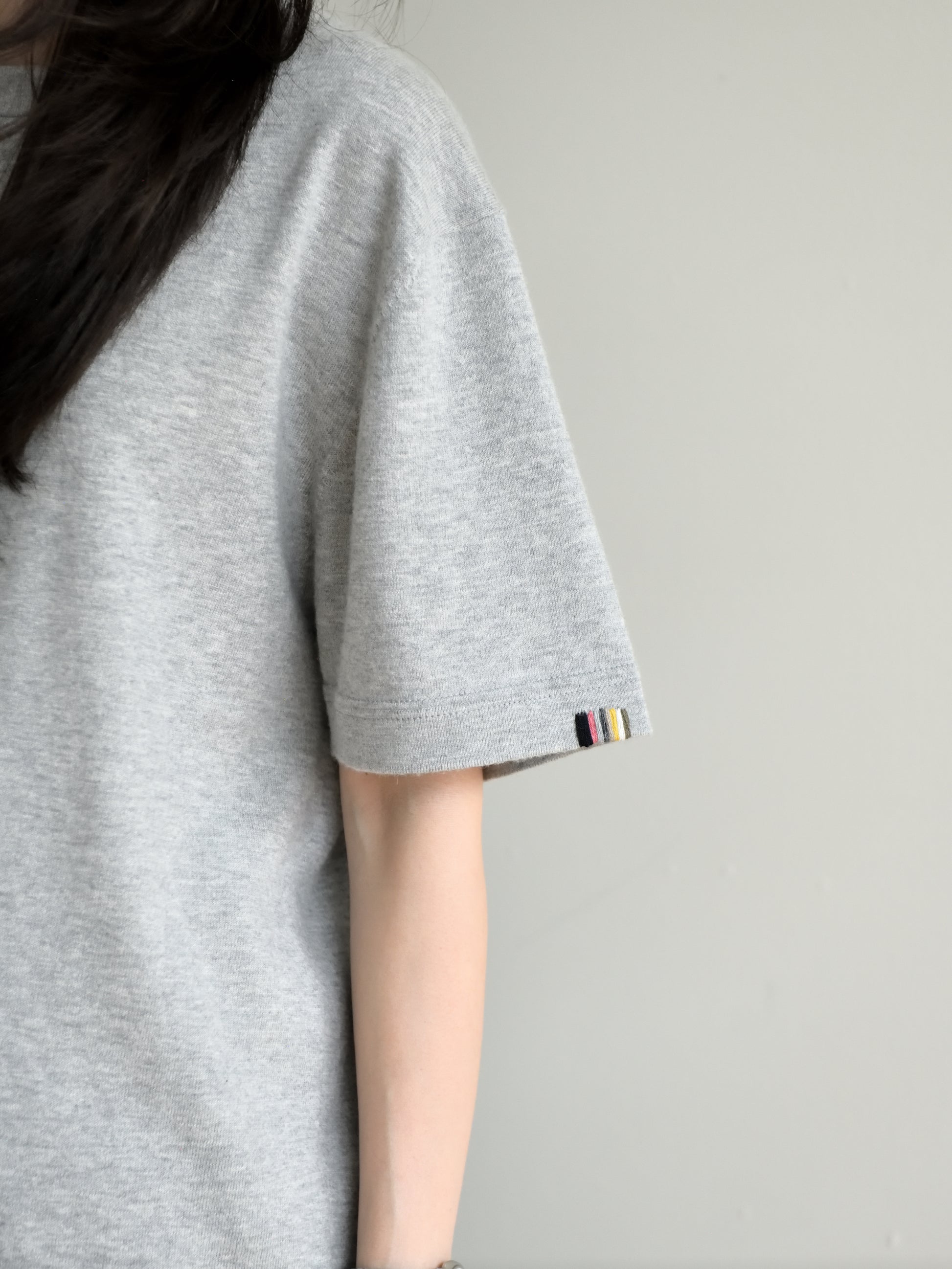 extreme cashmere エクストリームカシミヤ cuba n.268 GREY グレー カシミヤ コットン ユニセックス オランダ 26SS 日本取り扱い 名古屋 丸の内 セレクトショップ THIRD PLACE サードプレイス