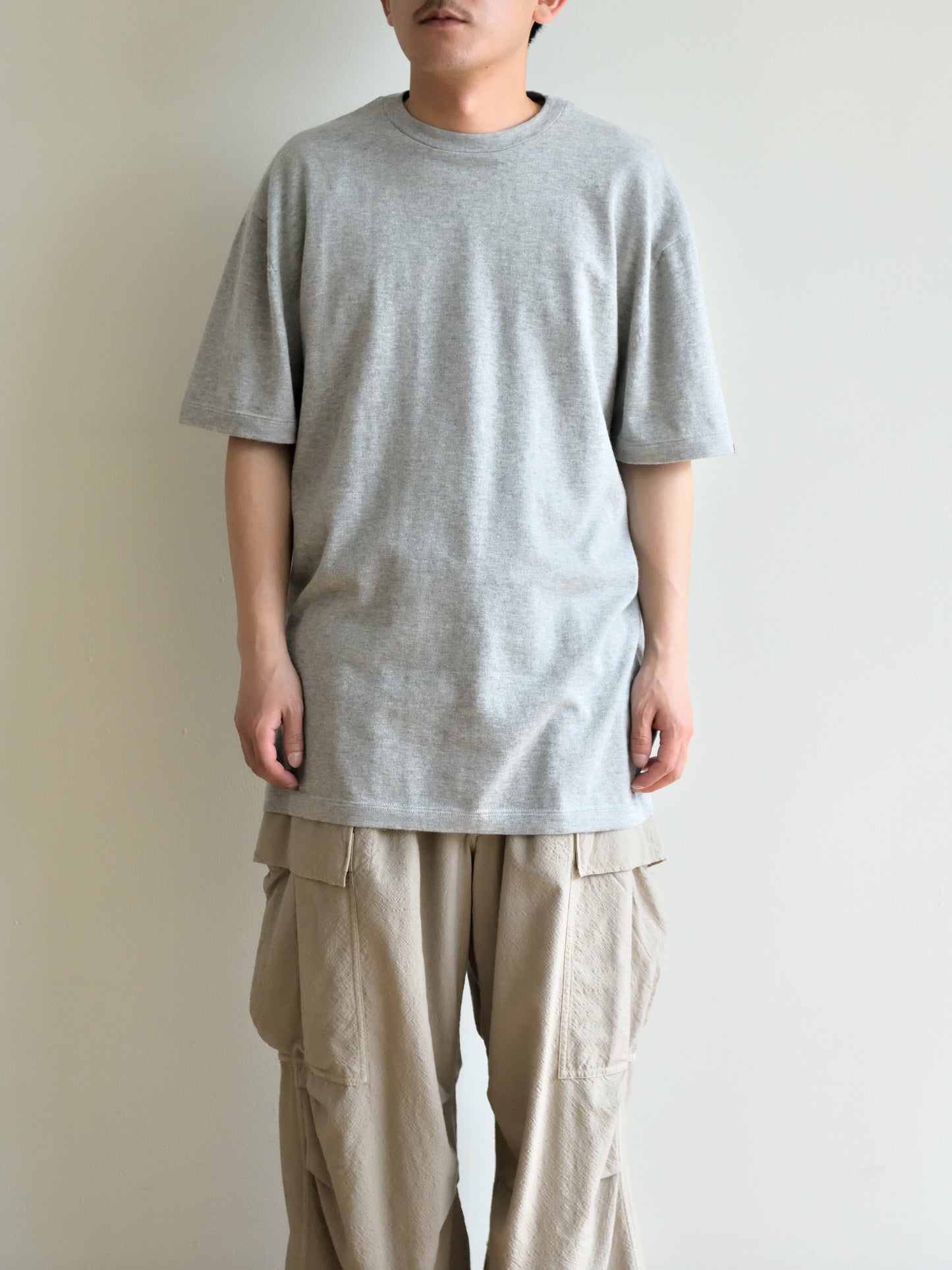 extreme cashmere エクストリームカシミヤ rik n.269 GREY グレー カシミヤ コットン ユニセックス オランダ 26SS 日本取り扱い 名古屋 丸の内 セレクトショップ THIRD PLACE サードプレイス