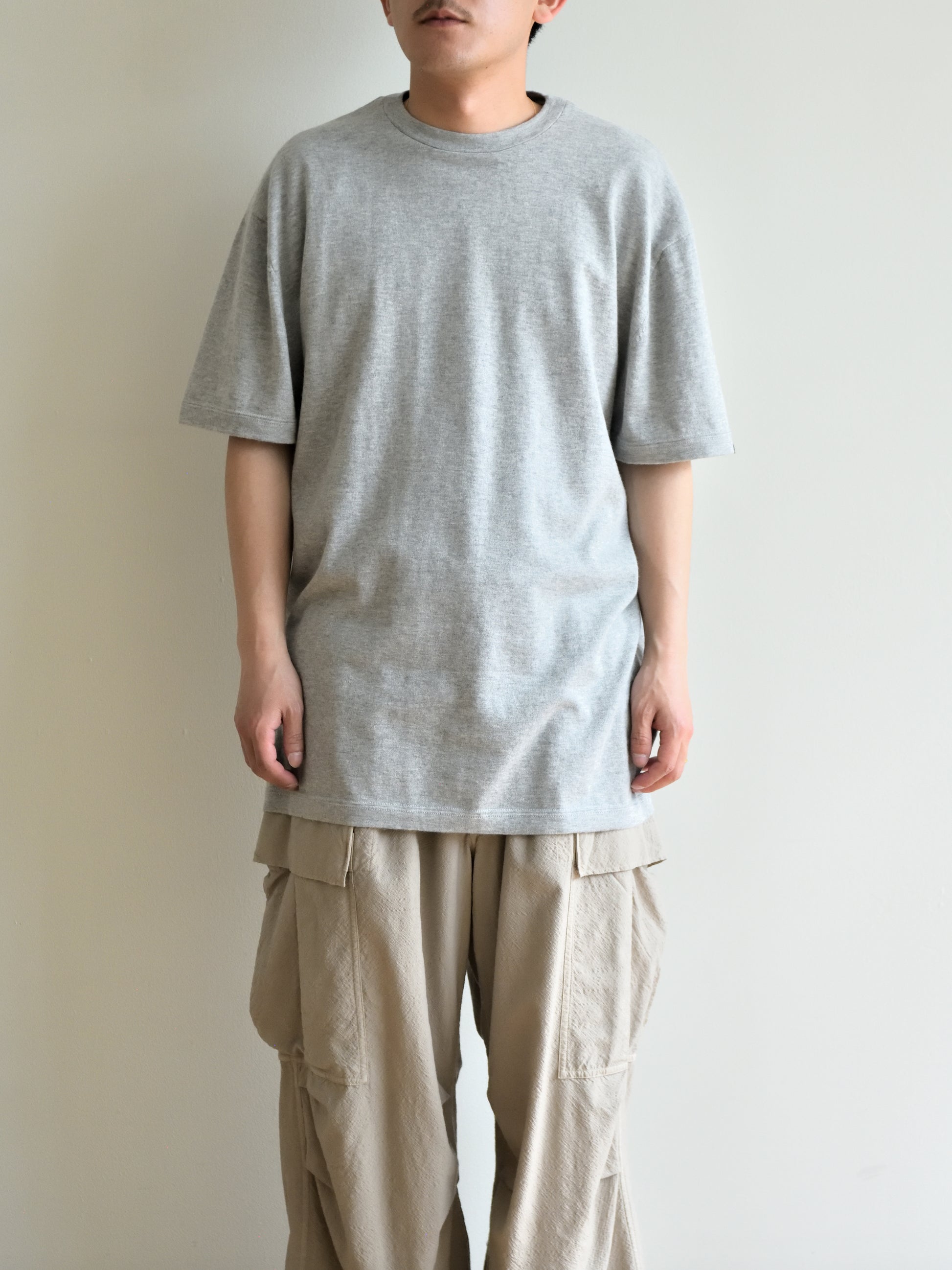 extreme cashmere エクストリームカシミヤ rik n.269 GREY グレー カシミヤ コットン ユニセックス オランダ 26SS 日本取り扱い 名古屋 丸の内 セレクトショップ THIRD PLACE サードプレイス