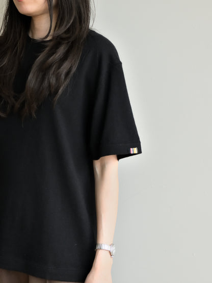 extreme cashmere エクストリームカシミヤ cuba n.268 RAVEN ブラック カシミヤ コットン ユニセックス オランダ 26SS 日本取り扱い 名古屋 丸の内 セレクトショップ THIRD PLACE サードプレイス