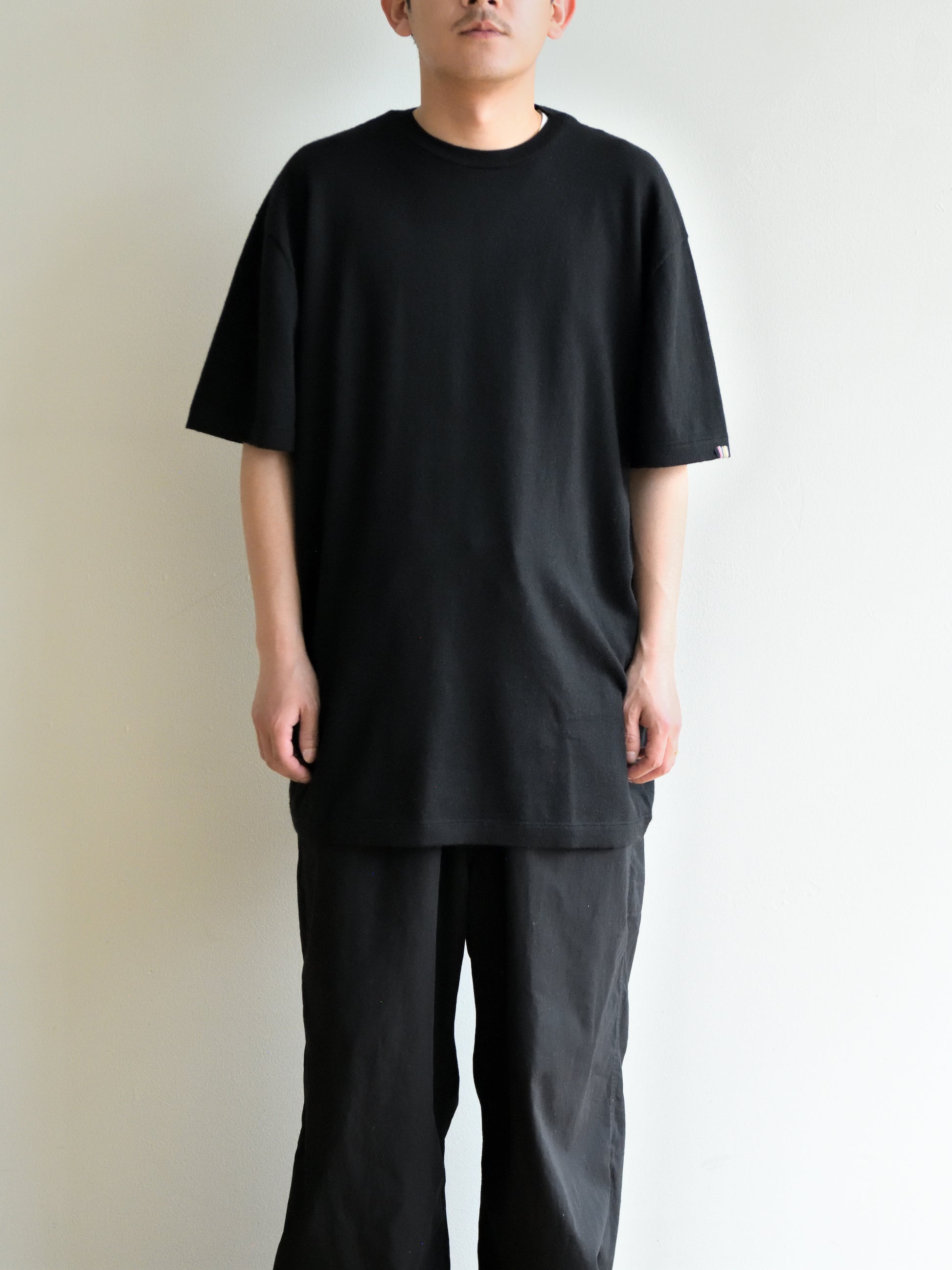 extreme cashmere エクストリームカシミヤ rik n.269 RAVEN ブラック カシミヤ コットン ユニセックス オランダ 26SS 日本取り扱い 名古屋 丸の内 セレクトショップ THIRD PLACE サードプレイス