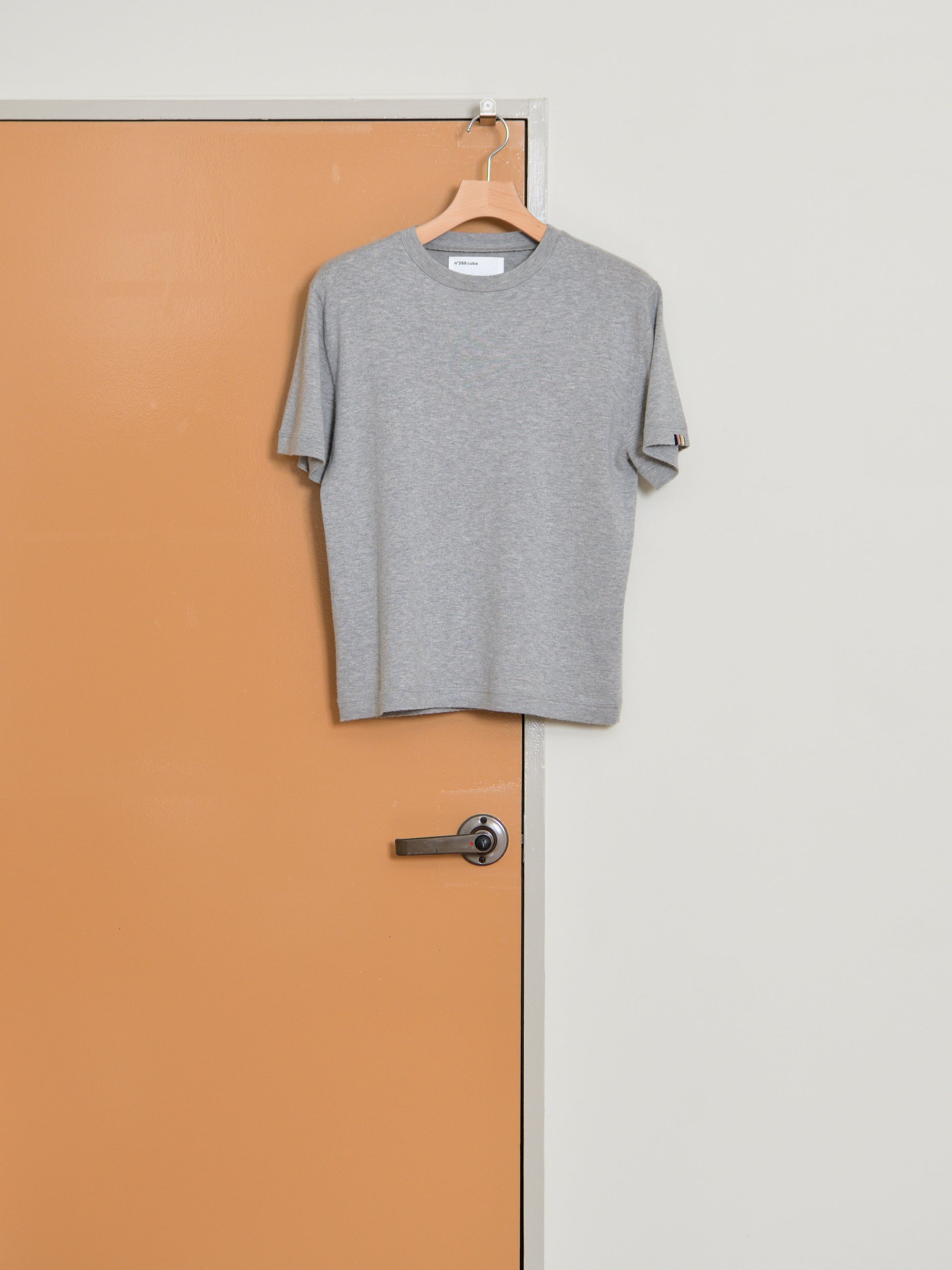 extreme cashmere エクストリームカシミヤ cuba n.268 GREY グレー カシミヤ コットン ユニセックス オランダ 26SS 日本取り扱い 名古屋 丸の内 セレクトショップ THIRD PLACE サードプレイス