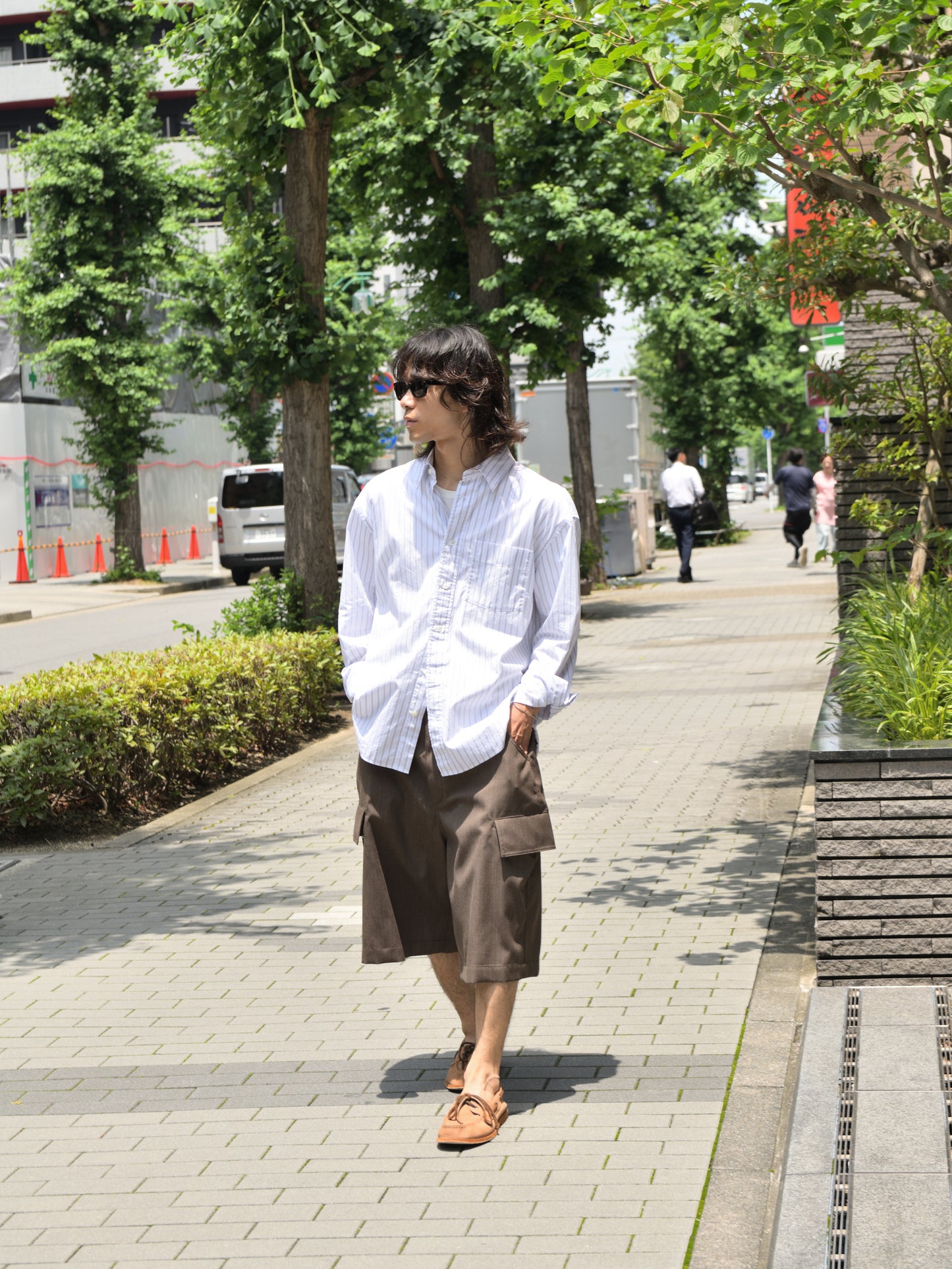 SUNFLOWER サンフラワー NEW BASE SHIRT 1308 シャツ ベーシック BLUE ストライプ ホワイト 定番 日本 名古屋 セレクトショップ THIRD PLACE サードプレイス 名古屋 愛知県 東海 セレクトショップ THIRD PLACE サードプレイス