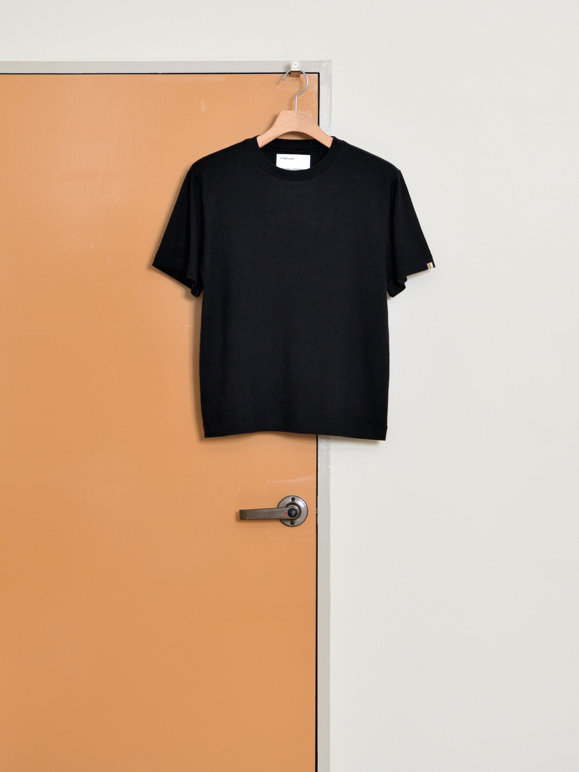extreme cashmere エクストリームカシミヤ cuba n.268 RAVEN ブラック カシミヤ コットン ユニセックス オランダ 26SS 日本取り扱い 名古屋 丸の内 セレクトショップ THIRD PLACE サードプレイス