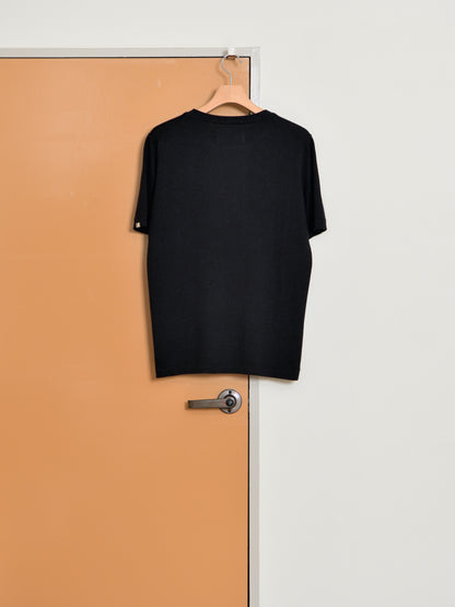 extreme cashmere エクストリームカシミヤ james n.394 RAVEN ブラック カシミヤ コットン ユニセックス オランダ 26SS 日本取り扱い 名古屋 丸の内 セレクトショップ THIRD PLACE サードプレイス