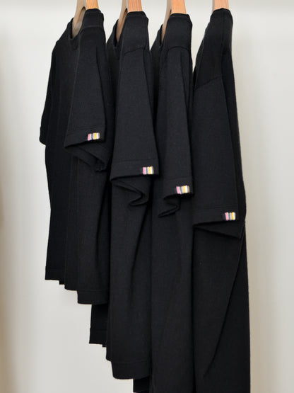 extreme cashmere エクストリームカシミヤ rik n.269 RAVEN ブラック カシミヤ コットン ユニセックス オランダ 26SS 日本取り扱い 名古屋 丸の内 セレクトショップ THIRD PLACE サードプレイス