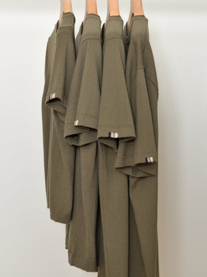 extreme cashmere エクストリームカシミヤ james n.394 ARMY オリーブ カシミヤ コットン ユニセックス オランダ 26SS 日本取り扱い 名古屋 丸の内 セレクトショップ THIRD PLACE サードプレイス