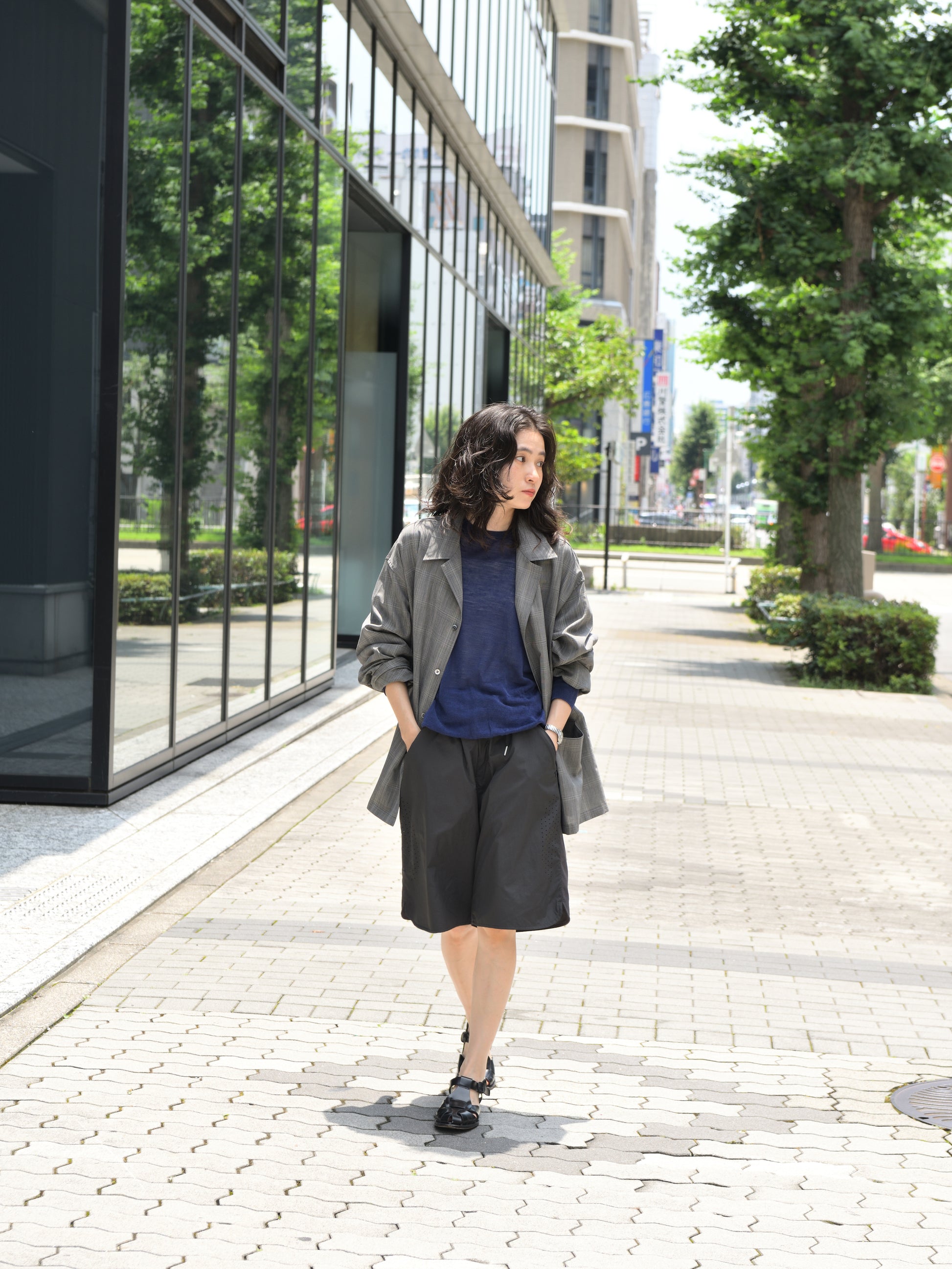 Ernie Palo アーニーパロ Wool Check Shirt Jacket EP11BL04 チェック シャツ ジャケット シルク カシミア ウール 愛知県 名古屋 丸の内 セレクトショップ THIRD PLACE サードプレイス