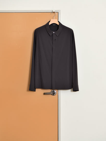 HIKING PATROL ハイキングパトロール SS26108 ALIGN BUTTON UP SHIRT チャコール ブラック ナイロンジャケット 北欧 ノルウェー アウトドア 都会 26SS 愛知県 名古屋 丸の内 セレクトショップ THIRD PLACE サードプレイス