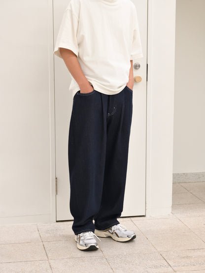 WELCOME-RAIN for THIRD PLACE "5Pocket Denim (ONE WASH)" 別注 デニム アイボリー BLACK ブラック インディゴ INDIGO ONE WASH 新色 ウェルカムレイン日本 名古屋 丸の内 セレクトショップ THIRD PLACE サードプレイス 春夏秋冬