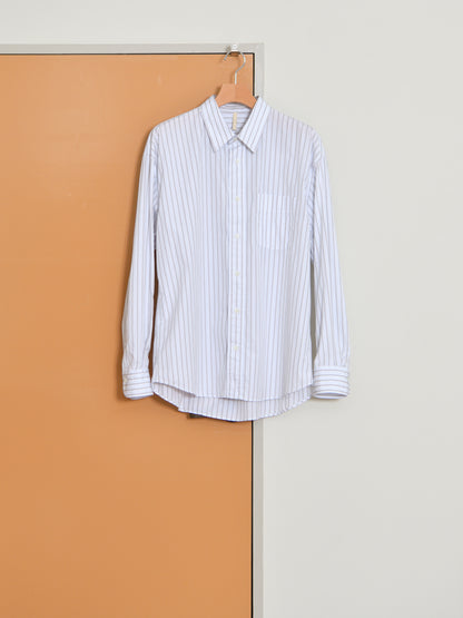 SUNFLOWER サンフラワー NEW BASE SHIRT 1308 シャツ ベーシック BLUE ストライプ ホワイト 定番 日本 名古屋 セレクトショップ THIRD PLACE サードプレイス 名古屋 愛知県 東海 セレクトショップ THIRD PLACE サードプレイス